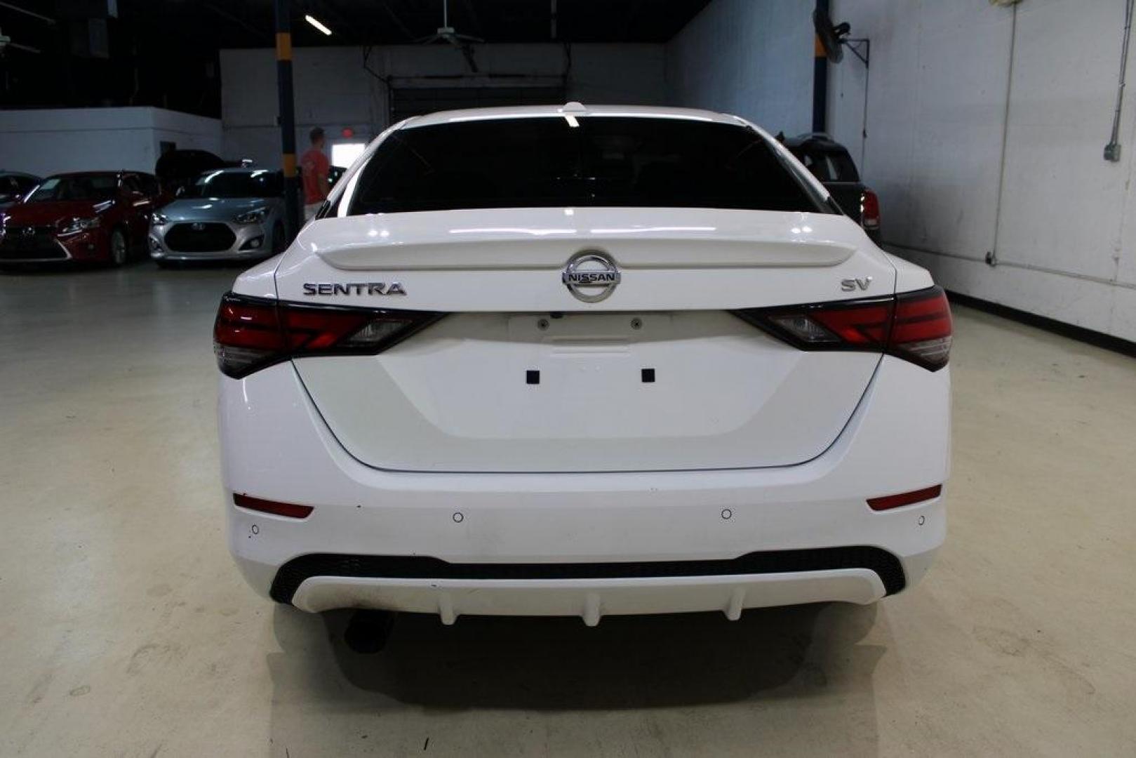 2020 Fresh Powder /Charcoal Nissan Sentra SV (3N1AB8CV7LY) with an 2.0L DOHC engine, CVT transmission, located at 15300 Midway Rd., Addison, TX, 75001, (972) 702-0011, 32.958321, -96.838074 - 2020 Nissan Sentra SV<br>Now Available at Midway Auto Group Addison, Texas<br><br>Sporty styling, modern tech, and exceptional fuel efficiency come together in the 2020 Nissan Sentra SV. This well-equipped compact sedan delivers a premium driving experience with sharp handling, a refined interior, - Photo#7