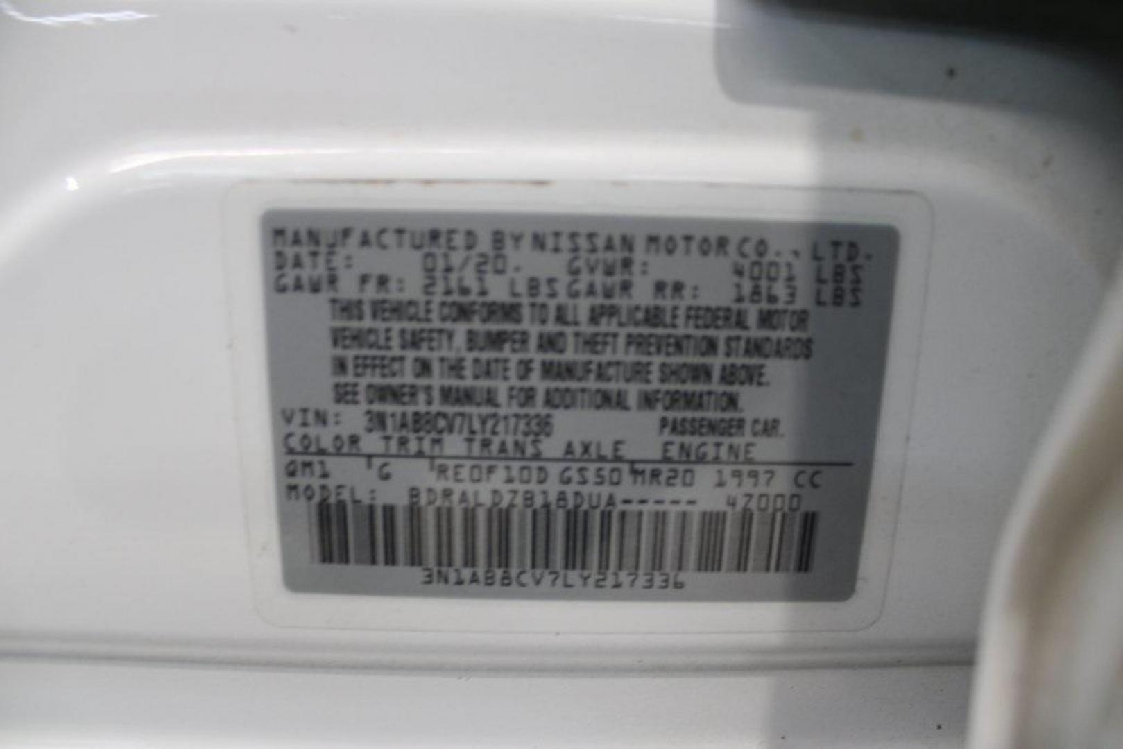 2020 Fresh Powder /Charcoal Nissan Sentra SV (3N1AB8CV7LY) with an 2.0L DOHC engine, CVT transmission, located at 15300 Midway Rd., Addison, TX, 75001, (972) 702-0011, 32.958321, -96.838074 - 2020 Nissan Sentra SV<br>Now Available at Midway Auto Group Addison, Texas<br><br>Sporty styling, modern tech, and exceptional fuel efficiency come together in the 2020 Nissan Sentra SV. This well-equipped compact sedan delivers a premium driving experience with sharp handling, a refined interior, - Photo#24