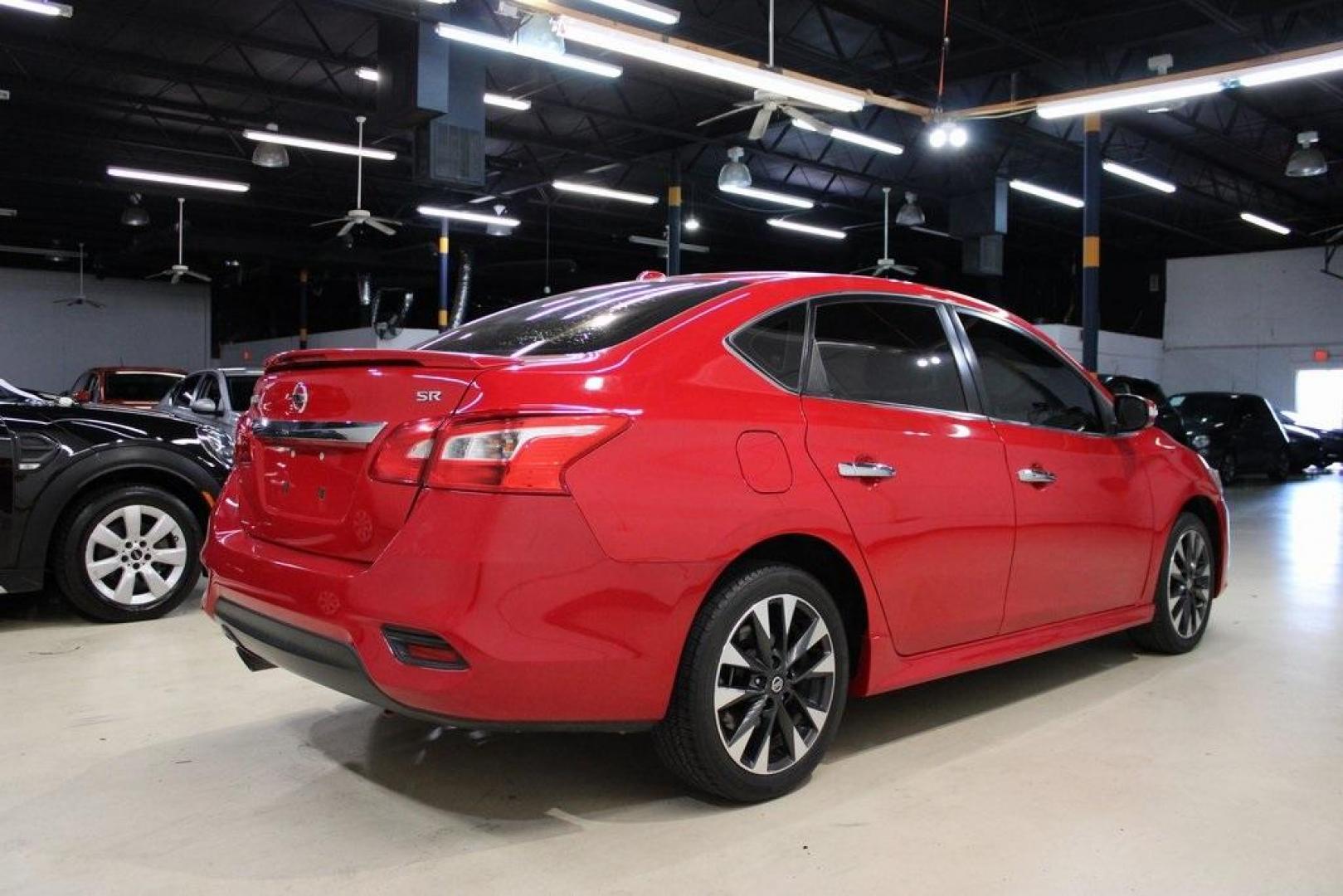 2019 Red Alert /Charcoal Nissan Sentra SR (3N1AB7APXKY) with an 1.8L 4-Cylinder DOHC 16V engine, CVT transmission, located at 15300 Midway Rd., Addison, TX, 75001, (972) 702-0011, 32.958321, -96.838074 - 2019 Nissan Sentra SV<br>Now Available at Midway Auto Group Addison, Texas<br><br>Smart, efficient, and surprisingly refined the 2019 Nissan Sentra SV offers everything you need in a compact sedan. With a comfortable ride, modern tech, and excellent fuel economy, this Sentra is ideal for daily comm - Photo#2