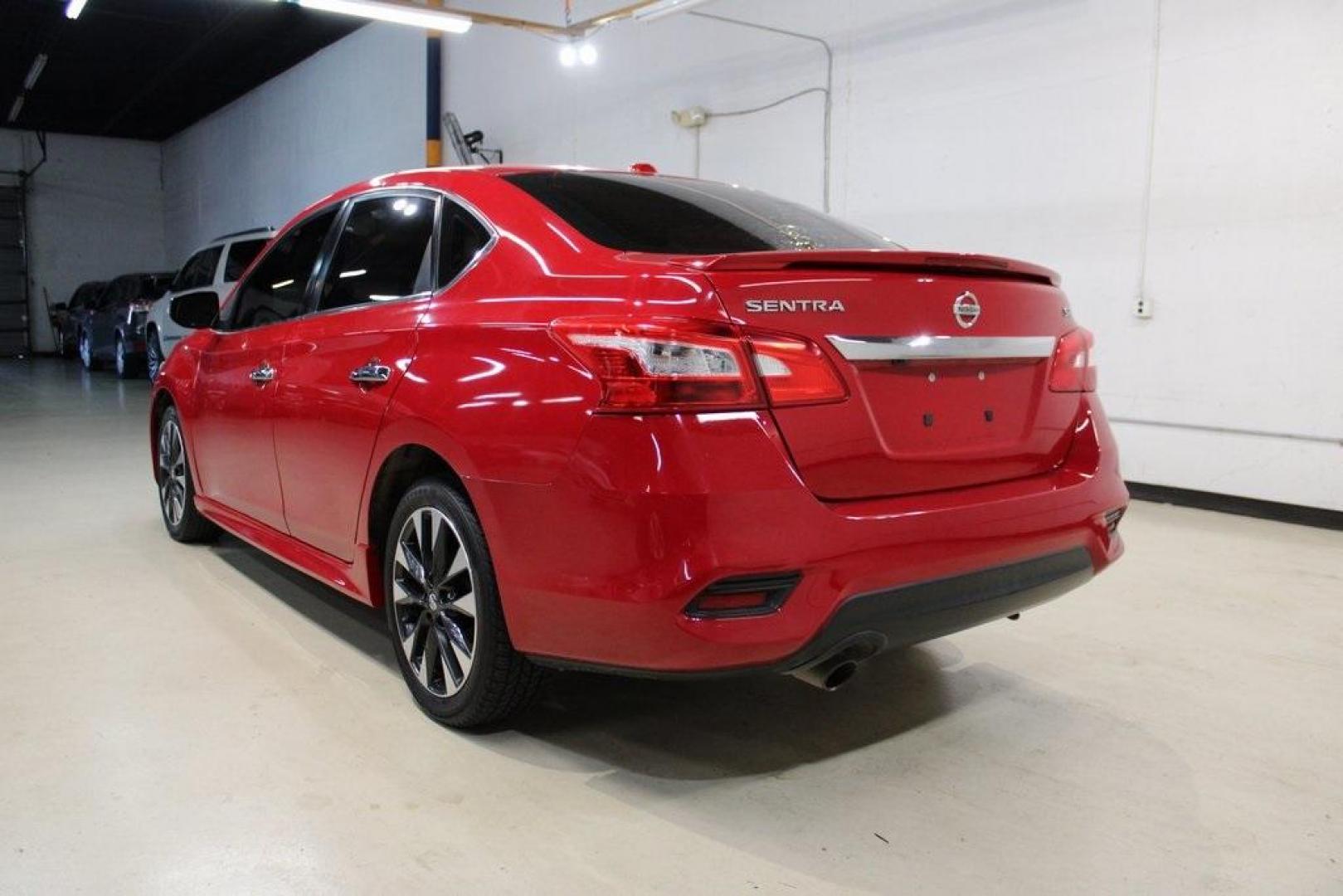 2019 Red Alert /Charcoal Nissan Sentra SR (3N1AB7APXKY) with an 1.8L 4-Cylinder DOHC 16V engine, CVT transmission, located at 15300 Midway Rd., Addison, TX, 75001, (972) 702-0011, 32.958321, -96.838074 - 2019 Nissan Sentra SV<br>Now Available at Midway Auto Group Addison, Texas<br><br>Smart, efficient, and surprisingly refined the 2019 Nissan Sentra SV offers everything you need in a compact sedan. With a comfortable ride, modern tech, and excellent fuel economy, this Sentra is ideal for daily comm - Photo#3