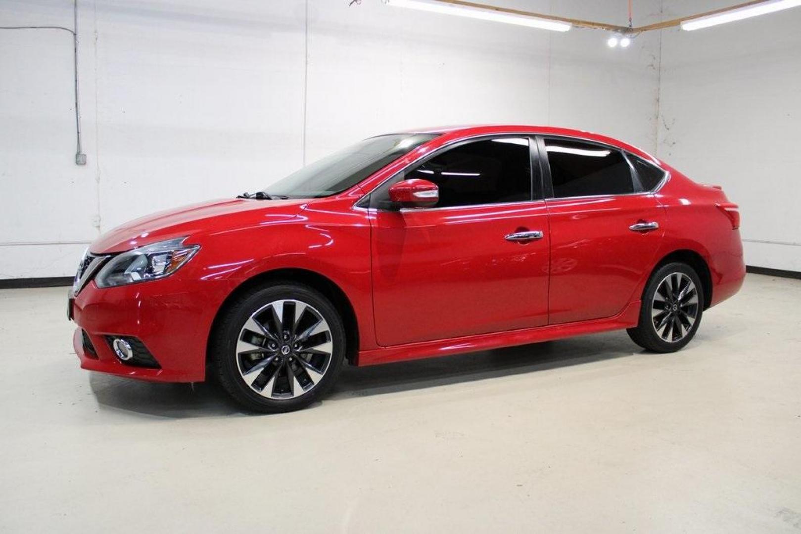 2019 Red Alert /Charcoal Nissan Sentra SR (3N1AB7APXKY) with an 1.8L 4-Cylinder DOHC 16V engine, CVT transmission, located at 15300 Midway Rd., Addison, TX, 75001, (972) 702-0011, 32.958321, -96.838074 - 2019 Nissan Sentra SV<br>Now Available at Midway Auto Group Addison, Texas<br><br>Smart, efficient, and surprisingly refined the 2019 Nissan Sentra SV offers everything you need in a compact sedan. With a comfortable ride, modern tech, and excellent fuel economy, this Sentra is ideal for daily comm - Photo#4