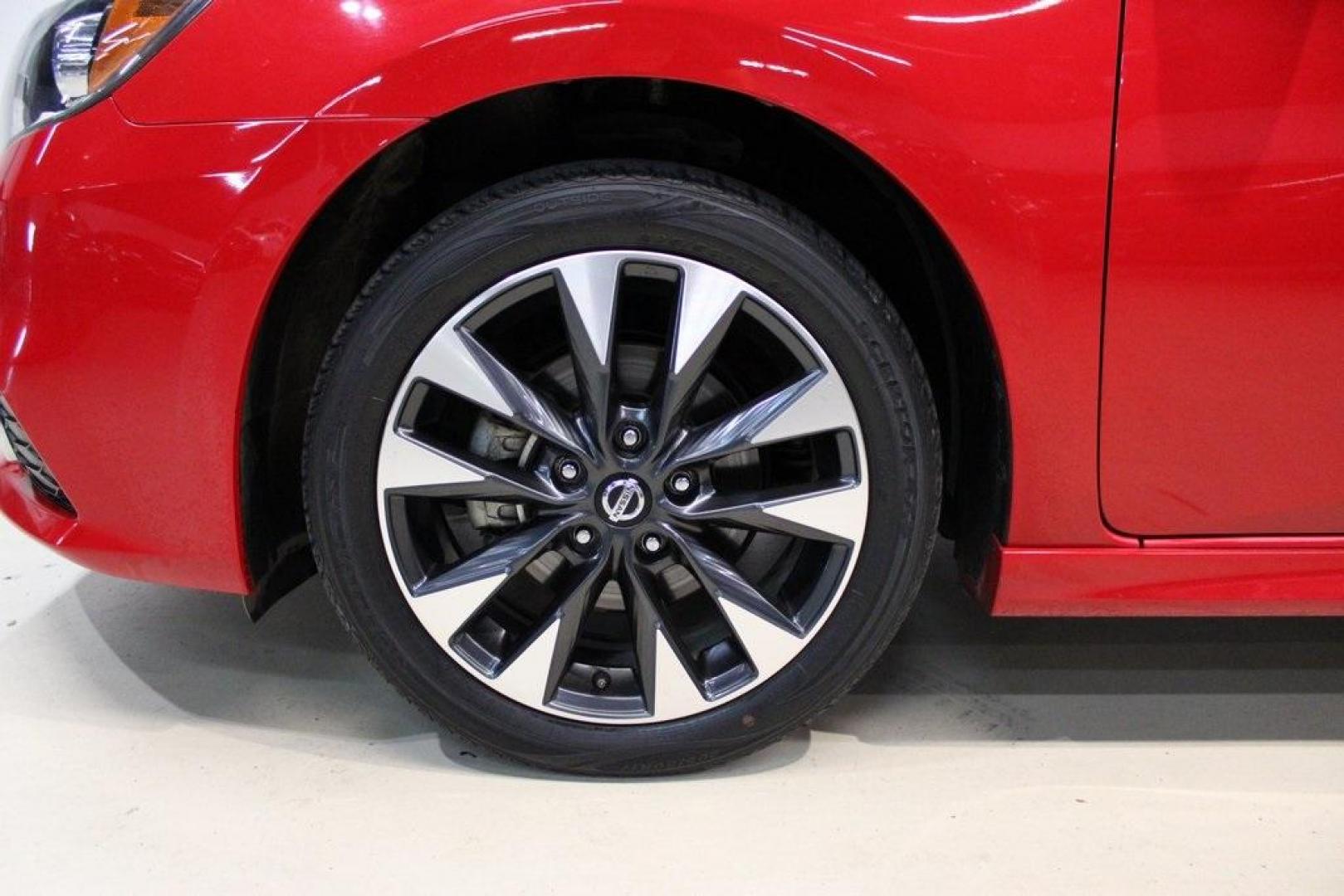 2019 Red Alert /Charcoal Nissan Sentra SR (3N1AB7APXKY) with an 1.8L 4-Cylinder DOHC 16V engine, CVT transmission, located at 15300 Midway Rd., Addison, TX, 75001, (972) 702-0011, 32.958321, -96.838074 - 2019 Nissan Sentra SV<br>Now Available at Midway Auto Group Addison, Texas<br><br>Smart, efficient, and surprisingly refined the 2019 Nissan Sentra SV offers everything you need in a compact sedan. With a comfortable ride, modern tech, and excellent fuel economy, this Sentra is ideal for daily comm - Photo#7