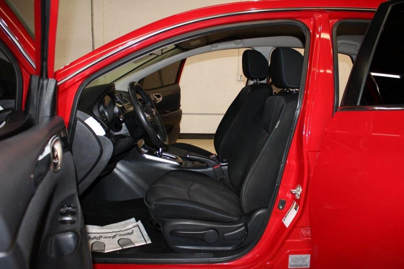 2019 Red Alert /Charcoal Nissan Sentra SR (3N1AB7APXKY) with an 1.8L 4-Cylinder DOHC 16V engine, CVT transmission, located at 15300 Midway Rd., Addison, TX, 75001, (972) 702-0011, 32.958321, -96.838074 - 2019 Nissan Sentra SV<br>Now Available at Midway Auto Group Addison, Texas<br><br>Smart, efficient, and surprisingly refined the 2019 Nissan Sentra SV offers everything you need in a compact sedan. With a comfortable ride, modern tech, and excellent fuel economy, this Sentra is ideal for daily comm - Photo#11