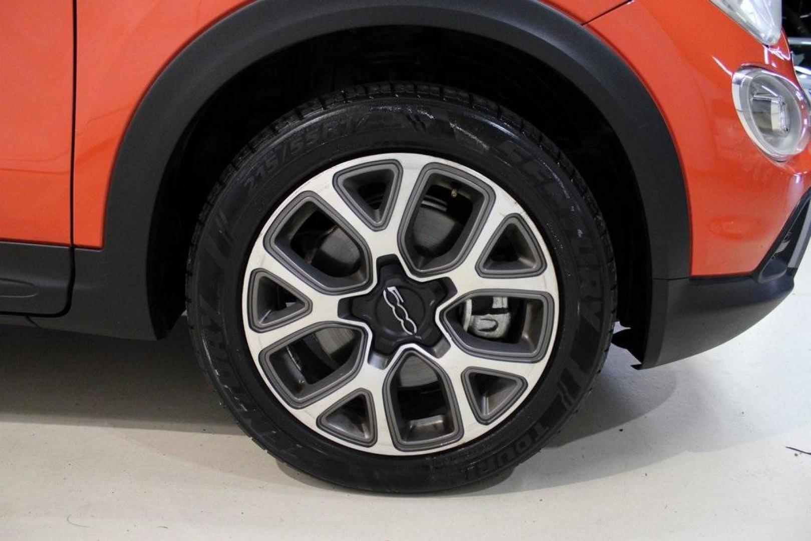 2016 Arancio (Orange) /Black Fiat 500X Trekking (ZFBCFXCT0GP) with an 2.4L I4 MultiAir engine, Automatic transmission, located at 15300 Midway Rd., Addison, TX, 75001, (972) 702-0011, 32.958321, -96.838074 - 2016 FIAT 500X Trekking<br>Now Available at Midway Auto Group Addison, Texas<br><br>Stylish, compact, and loaded with personality the 2016 FIAT 500X Trekking is an urban-friendly crossover with Italian flair and practical versatility. Whether you're navigating narrow city streets or heading out for - Photo#10