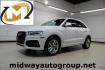 2018 White Audi Q3 2.0T Premium (WA1JCCFS3JR) with an 2.0L 4-Cylinder TFSI engine, Automatic transmission, located at 15300 Midway Rd., Addison, TX, 75001, (972) 702-0011, 32.958321, -96.838074 - 2018 Audi Q3 Premium Plus<br>Now Available at Midway Auto Group Addison, Texas<br><br>Luxury meets agility in the 2018 Audi Q3 Premium Plus a compact SUV that delivers upscale comfort, sharp handling, and Audi's signature design. Perfectly sized for urban driving yet equipped for weekend getaways, - Photo#0