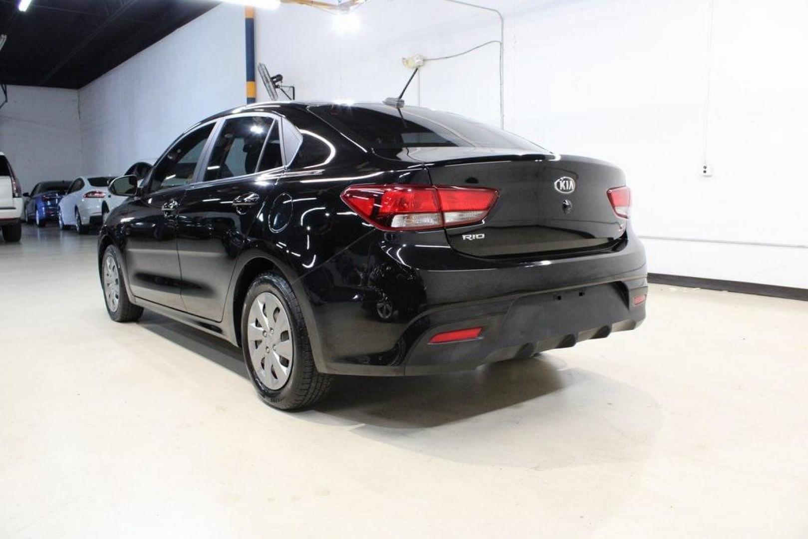 2020 Aurora Black /Black Kia Rio S (3KPA24AD8LE) with an 1.6L 4-Cylinder engine, CVT transmission, located at 15300 Midway Rd., Addison, TX, 75001, (972) 702-0011, 32.958321, -96.838074 - 2020 Kia Rio S<br>Now Available at Midway Auto Group Addison, Texas<br><br>Efficient, modern, and perfectly sized for city life this 2020 Kia Rio S is the ideal compact sedan for savvy drivers in the DallasFort Worth area. Combining excellent fuel economy with user-friendly tech and a comfortable i - Photo#3