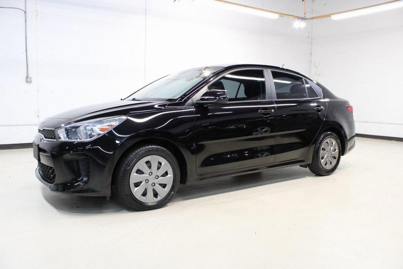 2020 Aurora Black /Black Kia Rio S (3KPA24AD8LE) with an 1.6L 4-Cylinder engine, CVT transmission, located at 15300 Midway Rd., Addison, TX, 75001, (972) 702-0011, 32.958321, -96.838074 - 2020 Kia Rio S<br>Now Available at Midway Auto Group Addison, Texas<br><br>Efficient, modern, and perfectly sized for city life this 2020 Kia Rio S is the ideal compact sedan for savvy drivers in the DallasFort Worth area. Combining excellent fuel economy with user-friendly tech and a comfortable i - Photo#4