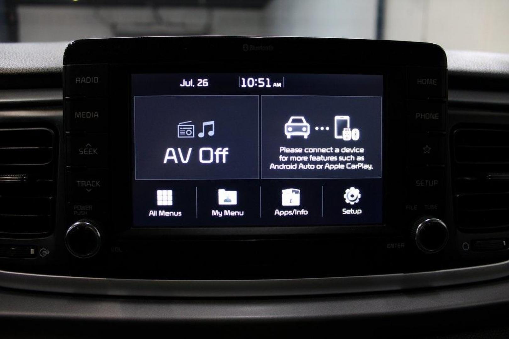 2020 Aurora Black /Black Kia Rio S (3KPA24AD8LE) with an 1.6L 4-Cylinder engine, CVT transmission, located at 15300 Midway Rd., Addison, TX, 75001, (972) 702-0011, 32.958321, -96.838074 - 2020 Kia Rio S<br>Now Available at Midway Auto Group Addison, Texas<br><br>Efficient, modern, and perfectly sized for city life this 2020 Kia Rio S is the ideal compact sedan for savvy drivers in the DallasFort Worth area. Combining excellent fuel economy with user-friendly tech and a comfortable i - Photo#15