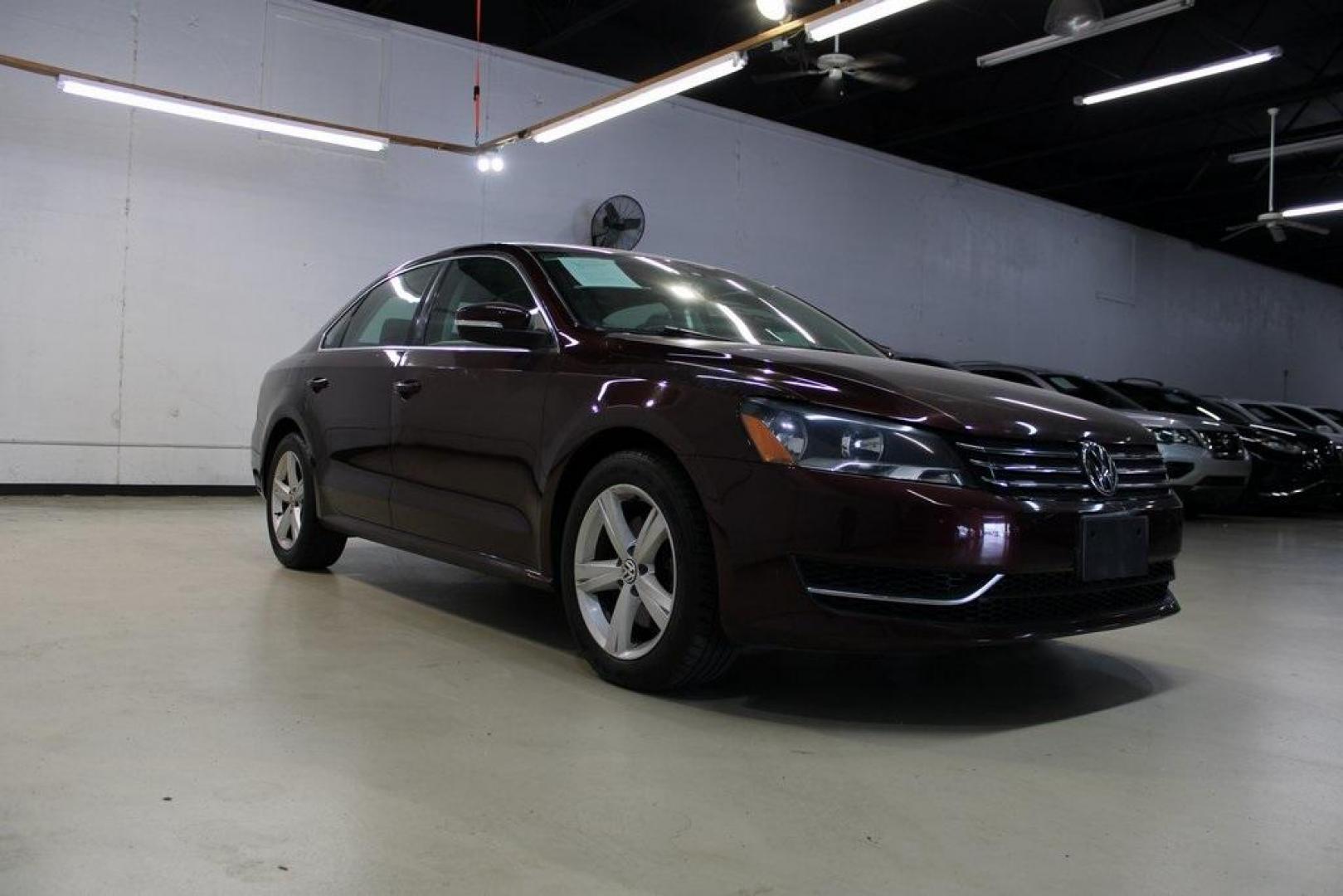 2013 OPERA RED METALLIC /Titan Black Volkswagen Passat 2.5 SE (1VWBH7A39DC) with an 2.5L 5-Cylinder DOHC engine, Automatic transmission, located at 15300 Midway Rd., Addison, TX, 75001, (972) 702-0011, 32.958321, -96.838074 - HOME OF THE NO HAGGLE PRICE - WHOLESALE PRICES TO THE PUBLIC!! Odometer is 27352 miles below market average!<br><br>OPERA RED METALLIC 2013 Volkswagen Passat 2.5 SE<br><br>22/31 City/Highway MPG<br><br>Awards:<br> * 2013 KBB.com 10 Best New Sedans Under $25,000 * 2013 KBB.com 10 Best Family Cars< - Photo#1