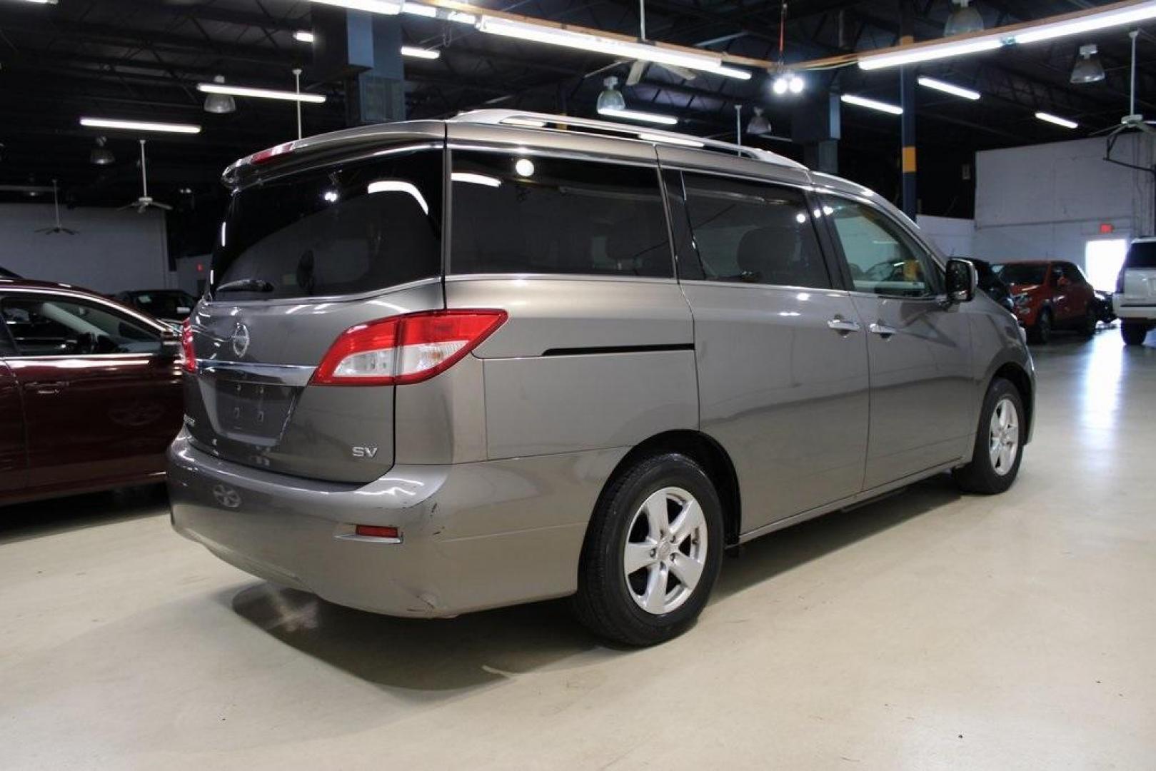 2015 Titanium /Gray Nissan Quest 3.5 SV (JN8AE2KP3F9) with an 3.5L 6-Cylinder DOHC engine, CVT transmission, located at 15300 Midway Rd., Addison, TX, 75001, (972) 702-0011, 32.958321, -96.838074 - 2015 Nissan Quest 3.5 SV<br>Now Available at Midway Auto Group Addison, Texas<br><br>Spacious, refined, and thoughtfully designed, the 2015 Nissan Quest 3.5SV offers premium minivan comfort at a competitive value. Ideal for families or daily drivers, it combines performance, advanced safety, and ve - Photo#2