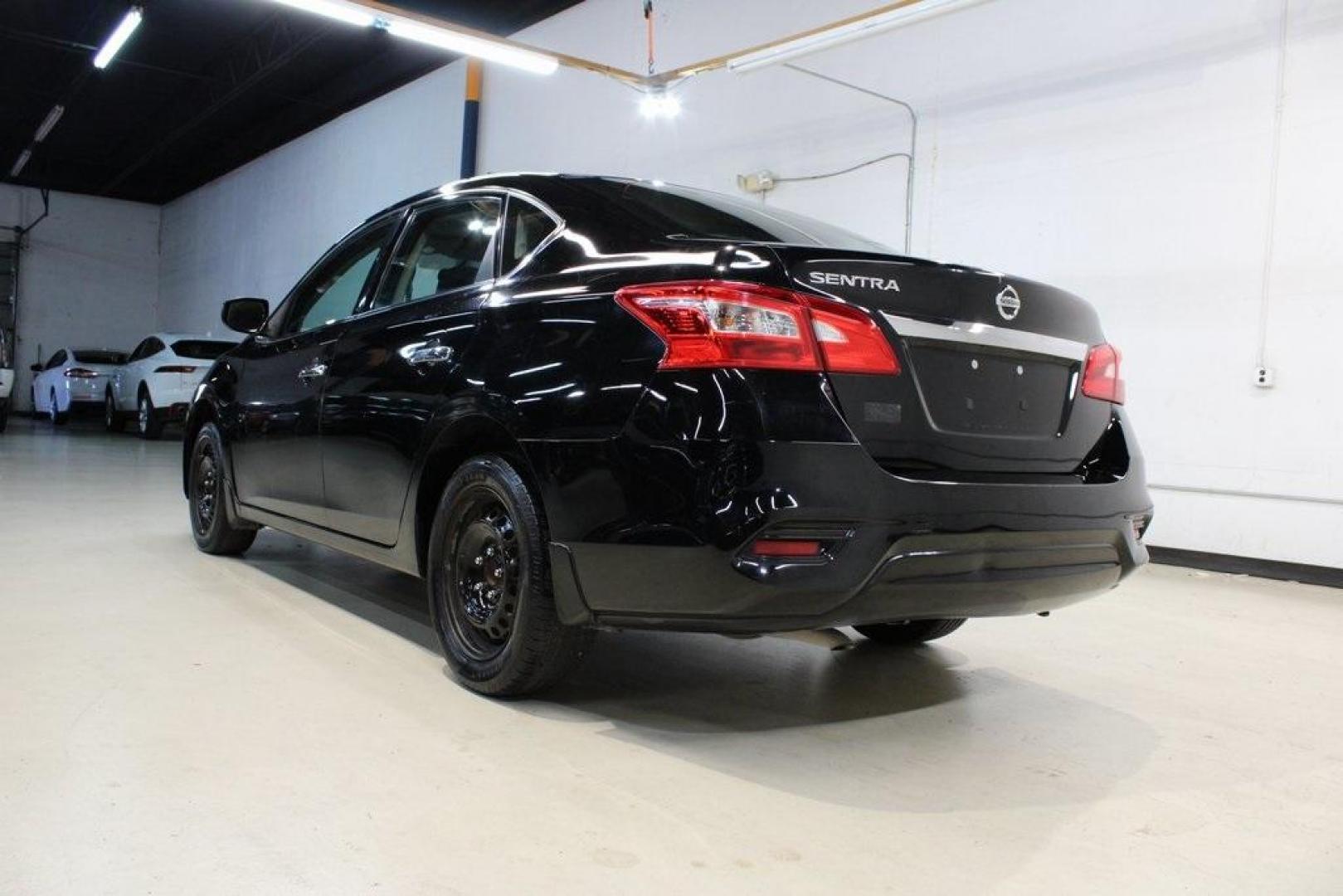2017 Super Black /Charcoal Nissan Sentra S (3N1AB7AP1HY) with an 1.8L 4-Cylinder DOHC 16V engine, CVT transmission, located at 15300 Midway Rd., Addison, TX, 75001, (972) 702-0011, 32.958321, -96.838074 - 2017 Nissan Sentra S<br>Now Available at Midway Auto Group Addison, Texas<br><br>Efficient, dependable, and comfortablethe 2017 Nissan Sentra S is the perfect choice for daily commuting or weekend travel. Offering a spacious interior, excellent fuel economy, and modern convenience features, this se - Photo#3