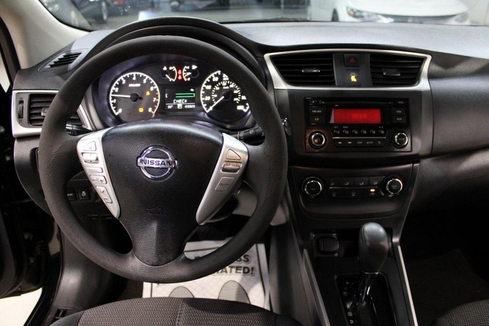 2017 Super Black /Charcoal Nissan Sentra S (3N1AB7AP1HY) with an 1.8L 4-Cylinder DOHC 16V engine, CVT transmission, located at 15300 Midway Rd., Addison, TX, 75001, (972) 702-0011, 32.958321, -96.838074 - 2017 Nissan Sentra S<br>Now Available at Midway Auto Group Addison, Texas<br><br>Efficient, dependable, and comfortablethe 2017 Nissan Sentra S is the perfect choice for daily commuting or weekend travel. Offering a spacious interior, excellent fuel economy, and modern convenience features, this se - Photo#13