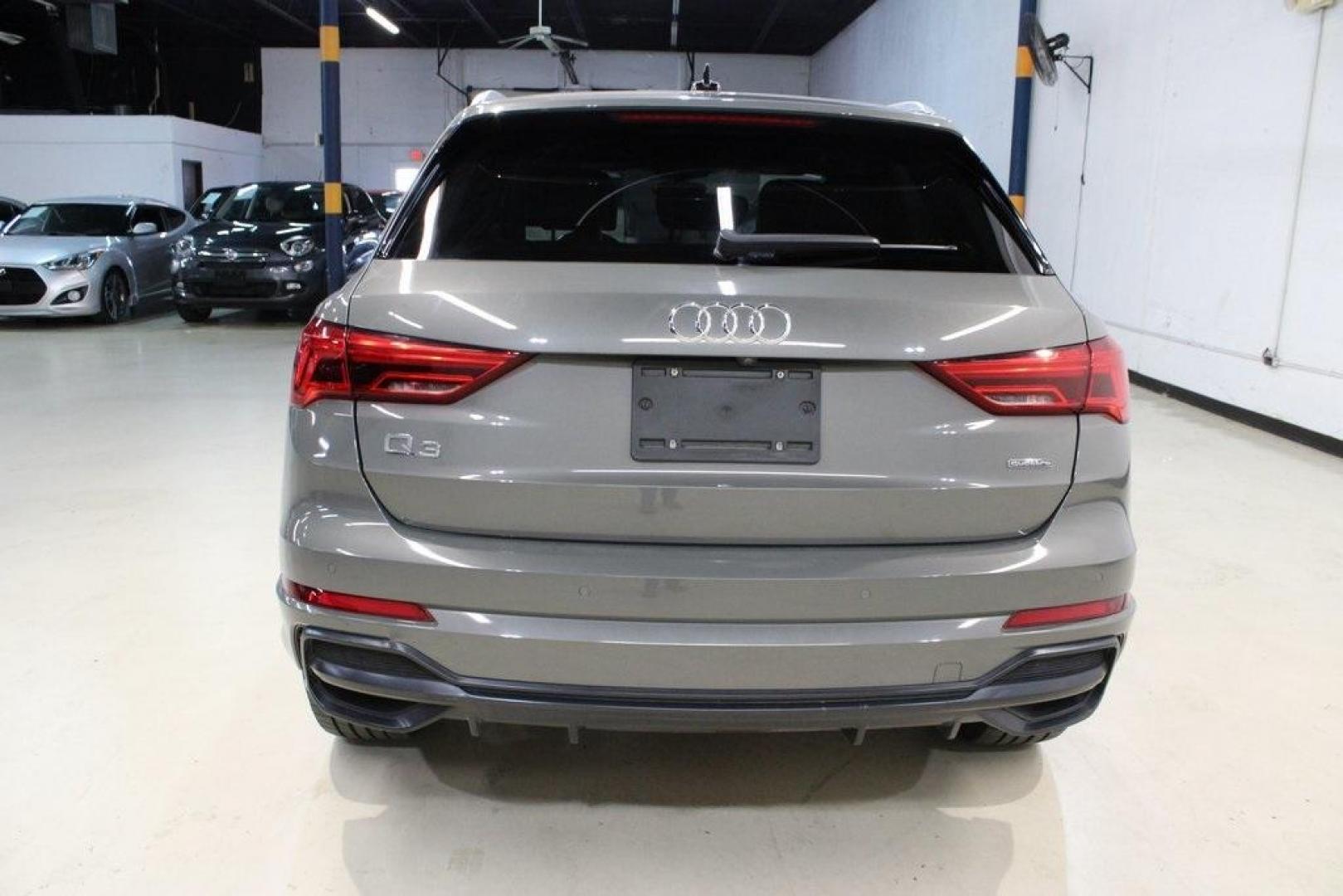 2020 Gray Metallic /Black Audi Q3 Premium S line (WA1DECF36L1) with an 2.0L 4-Cylinder TFSI engine, Automatic transmission, located at 15300 Midway Rd., Addison, TX, 75001, (972) 702-0011, 32.958321, -96.838074 - 2020 Audi Q3 Premium Plus<br>Now Available at Midway Auto Group Addison, Texas<br><br>Stylish, agile, and upscale, the 2020 Audi Q3 Premium Plus delivers the luxury of a full-size SUV in a versatile compact package. With Audis Quattro all-wheel drive, a refined interior, and a wealth of technology, - Photo#5