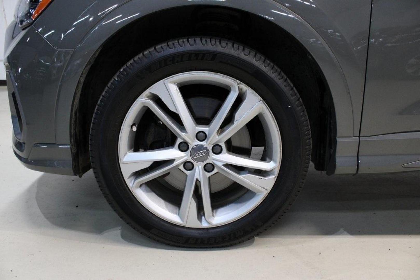2020 Gray Metallic /Black Audi Q3 Premium S line (WA1DECF36L1) with an 2.0L 4-Cylinder TFSI engine, Automatic transmission, located at 15300 Midway Rd., Addison, TX, 75001, (972) 702-0011, 32.958321, -96.838074 - 2020 Audi Q3 Premium Plus<br>Now Available at Midway Auto Group Addison, Texas<br><br>Stylish, agile, and upscale, the 2020 Audi Q3 Premium Plus delivers the luxury of a full-size SUV in a versatile compact package. With Audis Quattro all-wheel drive, a refined interior, and a wealth of technology, - Photo#6