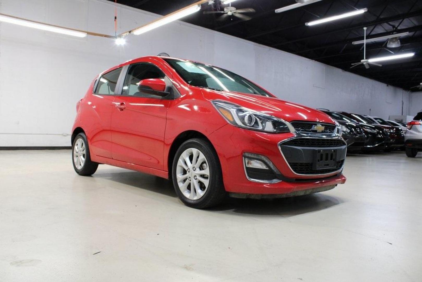 2021 Red Hot /Jet Black/Dark Anderson Silver Metallic Chevrolet Spark 1LT (KL8CD6SA9MC) with an 1.4L DOHC engine, CVT transmission, located at 15300 Midway Rd., Addison, TX, 75001, (972) 702-0011, 32.958321, -96.838074 - Photo#1