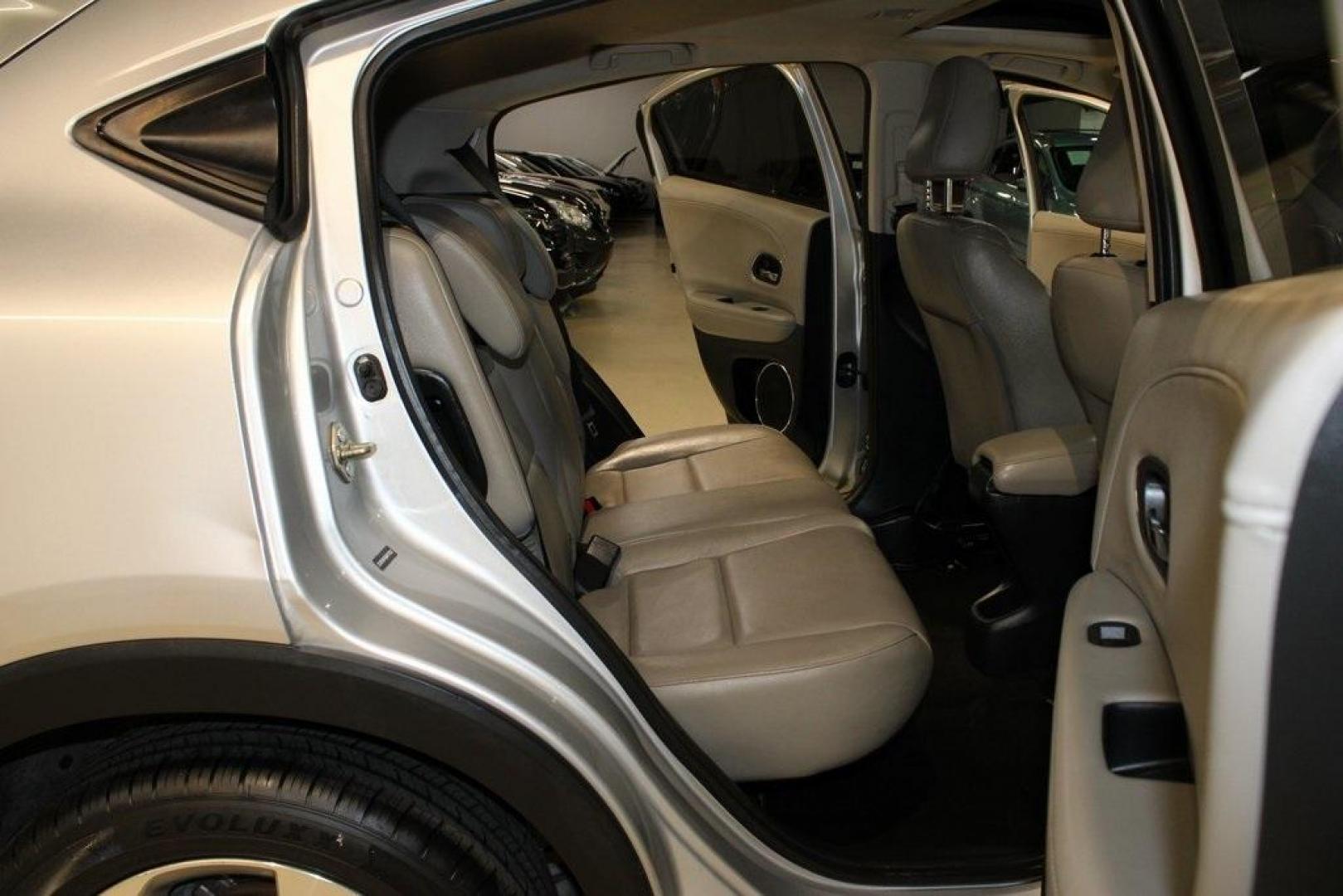 2016 Alabaster Silver Metallic Honda HR-V EX-L (3CZRU5H76GM) with an 1.8L I4 SOHC 16V i-VTEC engine, CVT transmission, located at 15300 Midway Rd., Addison, TX, 75001, (972) 702-0011, 32.958321, -96.838074 - Photo#13
