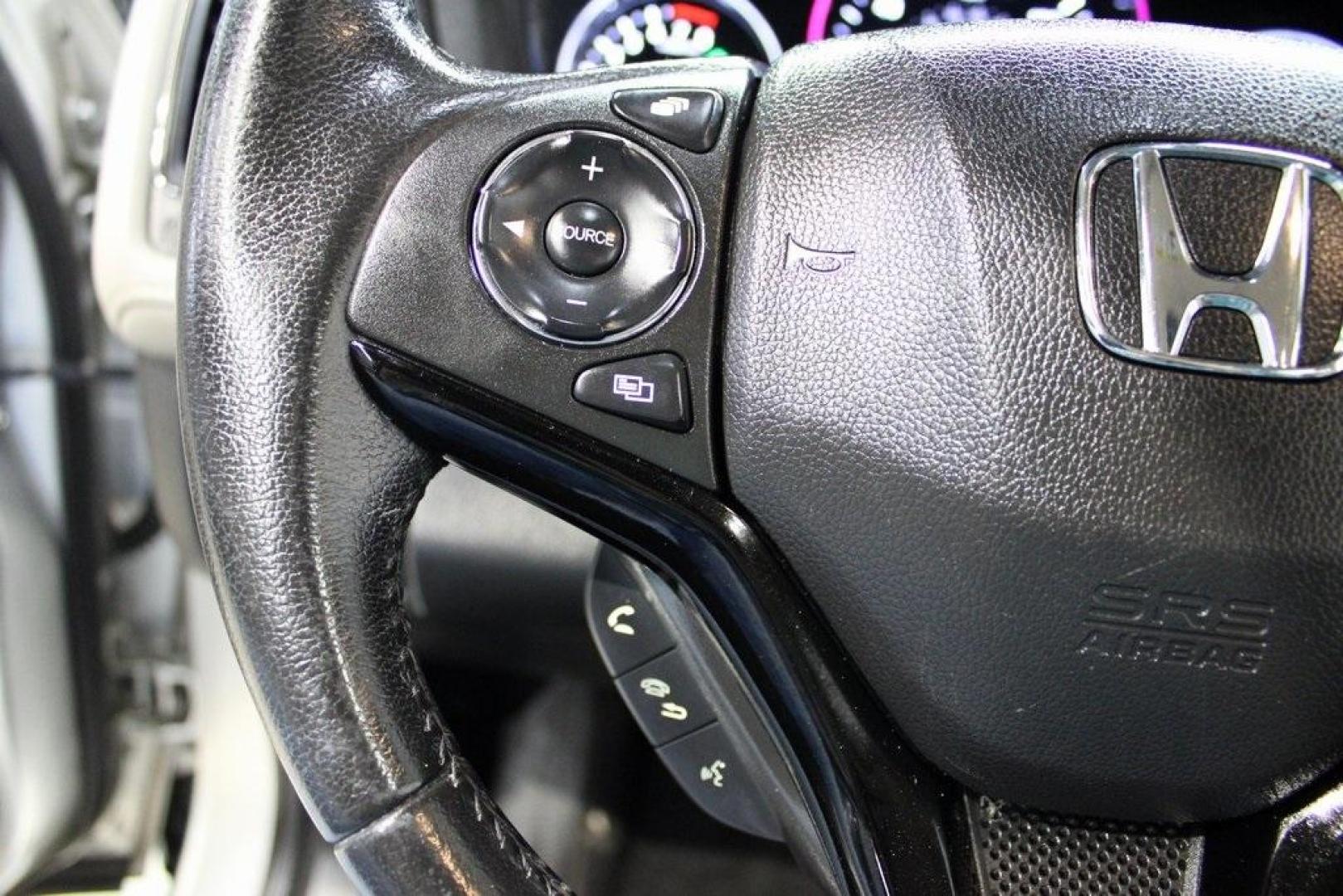 2016 Alabaster Silver Metallic Honda HR-V EX-L (3CZRU5H76GM) with an 1.8L I4 SOHC 16V i-VTEC engine, CVT transmission, located at 15300 Midway Rd., Addison, TX, 75001, (972) 702-0011, 32.958321, -96.838074 - Photo#19