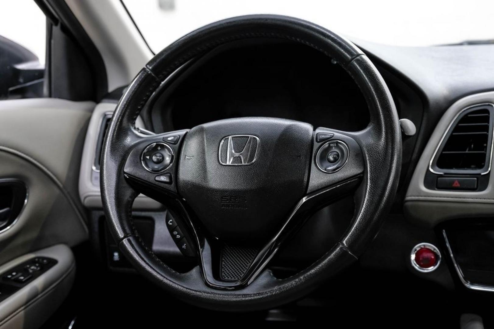 2016 Alabaster Silver Metallic /Black Honda HR-V EX-L (3CZRU5H76GM) with an 1.8L I4 SOHC 16V i-VTEC engine, CVT transmission, located at 15300 Midway Rd., Addison, TX, 75001, (972) 702-0011, 32.958321, -96.838074 - Photo#16