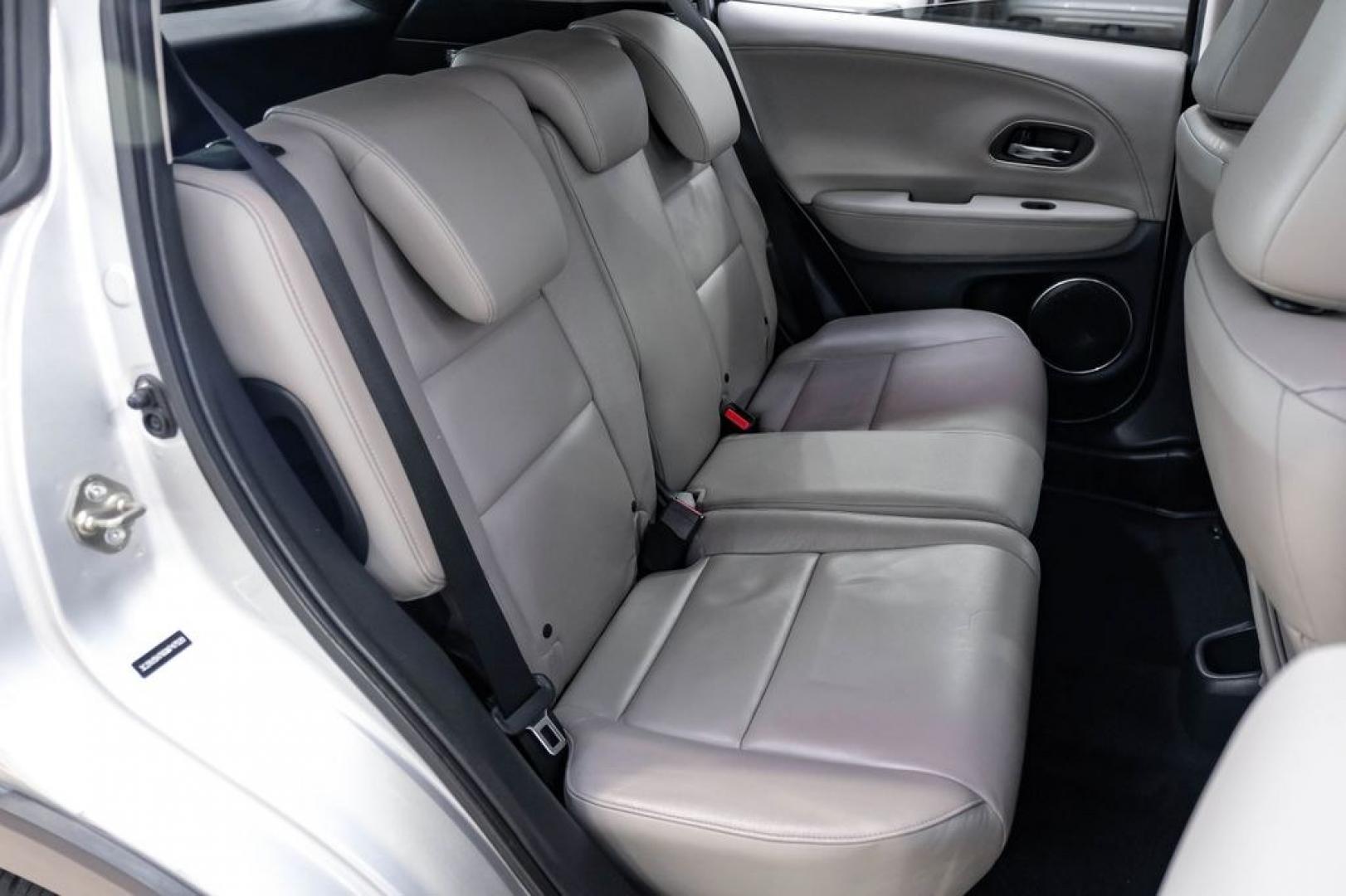 2016 Alabaster Silver Metallic /Black Honda HR-V EX-L (3CZRU5H76GM) with an 1.8L I4 SOHC 16V i-VTEC engine, CVT transmission, located at 15300 Midway Rd., Addison, TX, 75001, (972) 702-0011, 32.958321, -96.838074 - Photo#30