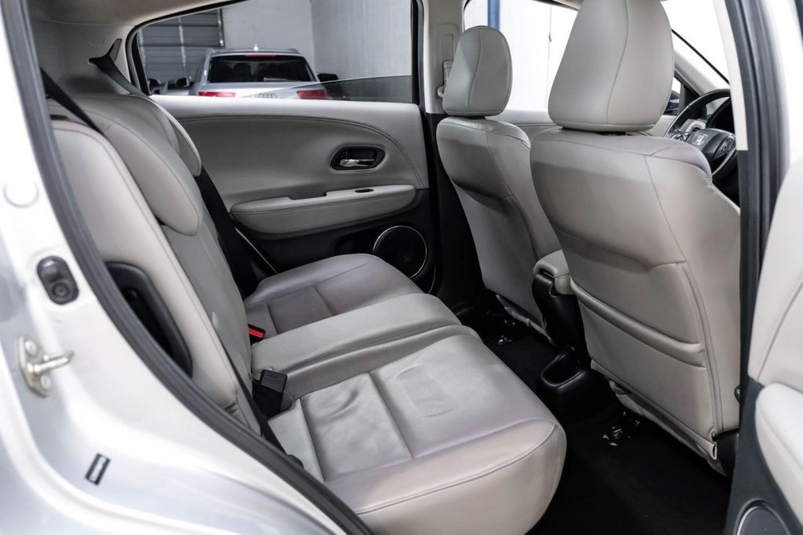 2016 Alabaster Silver Metallic /Black Honda HR-V EX-L (3CZRU5H76GM) with an 1.8L I4 SOHC 16V i-VTEC engine, CVT transmission, located at 15300 Midway Rd., Addison, TX, 75001, (972) 702-0011, 32.958321, -96.838074 - Photo#31