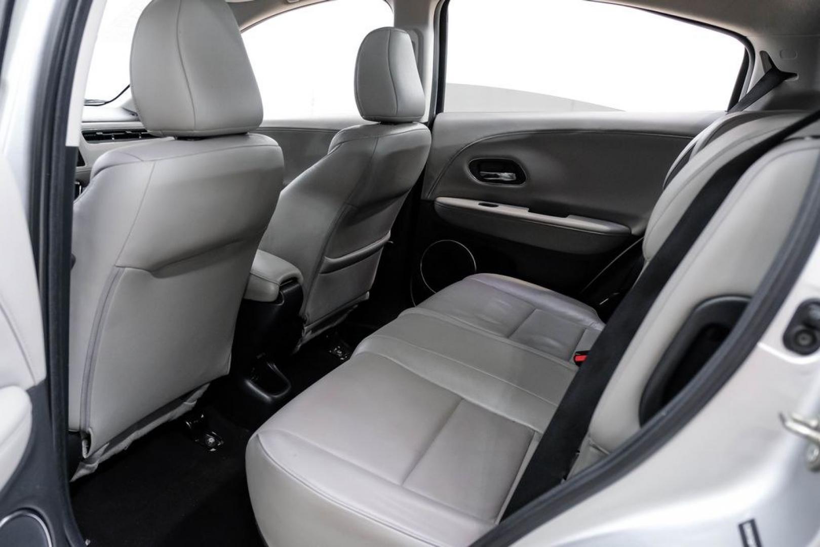 2016 Alabaster Silver Metallic /Black Honda HR-V EX-L (3CZRU5H76GM) with an 1.8L I4 SOHC 16V i-VTEC engine, CVT transmission, located at 15300 Midway Rd., Addison, TX, 75001, (972) 702-0011, 32.958321, -96.838074 - Photo#32