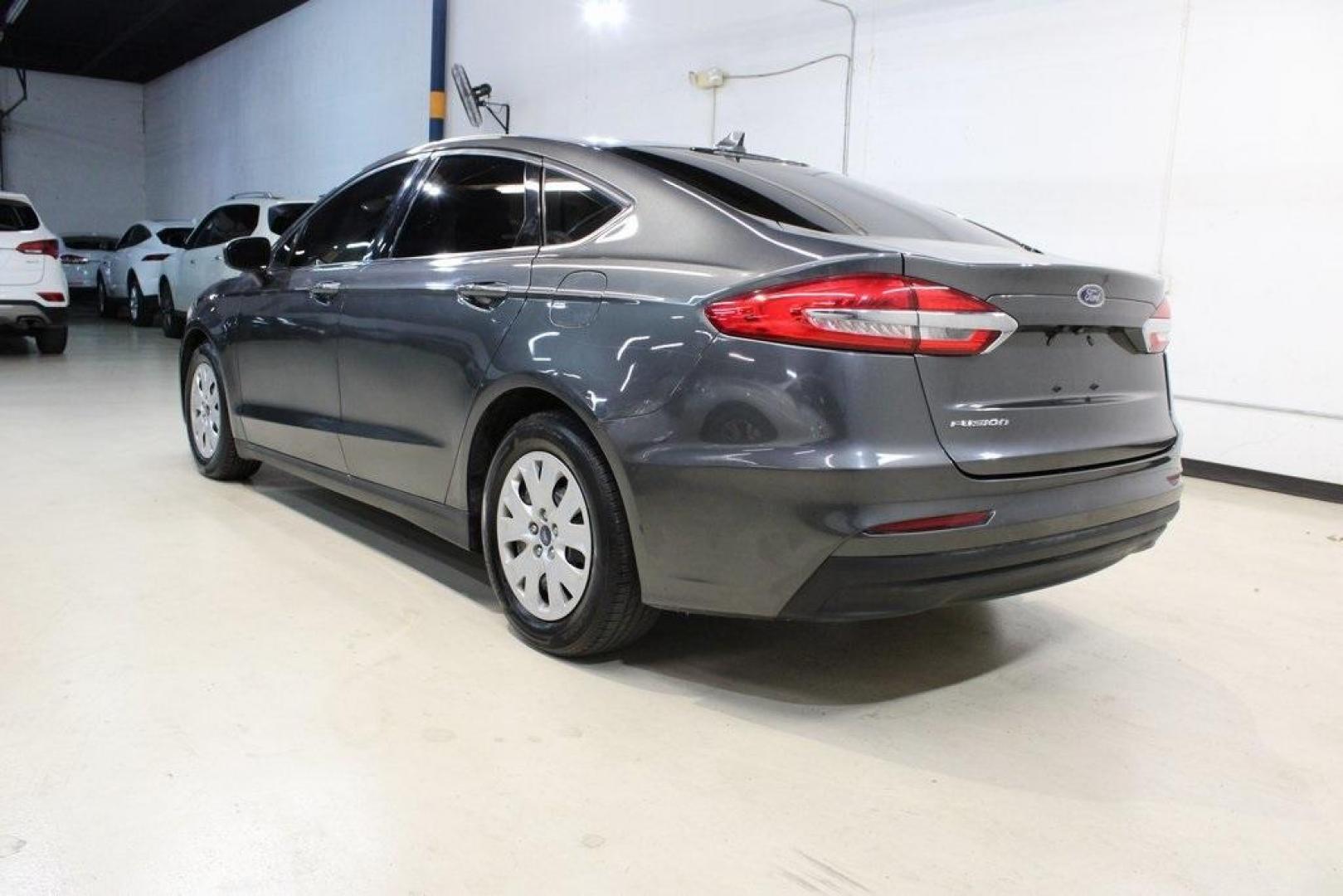 2020 Magnetic /Ebony Stone Ford Fusion S (3FA6P0G79LR) with an 2.5L iVCT engine, Automatic transmission, located at 15300 Midway Rd., Addison, TX, 75001, (972) 702-0011, 32.958321, -96.838074 - 2020 Ford Fusion S<br>Now Available at Midway Auto Group Addison, Texas<br><br>The 2020 Ford Fusion S delivers modern styling, a comfortable ride, and impressive efficiency, making it a standout choice for commuters and families alike. With advanced safety features, a roomy cabin, and Fords reliabi - Photo#3