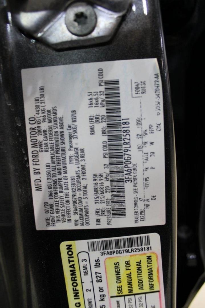 2020 Magnetic /Ebony Stone Ford Fusion S (3FA6P0G79LR) with an 2.5L iVCT engine, Automatic transmission, located at 15300 Midway Rd., Addison, TX, 75001, (972) 702-0011, 32.958321, -96.838074 - 2020 Ford Fusion S<br>Now Available at Midway Auto Group Addison, Texas<br><br>The 2020 Ford Fusion S delivers modern styling, a comfortable ride, and impressive efficiency, making it a standout choice for commuters and families alike. With advanced safety features, a roomy cabin, and Fords reliabi - Photo#28