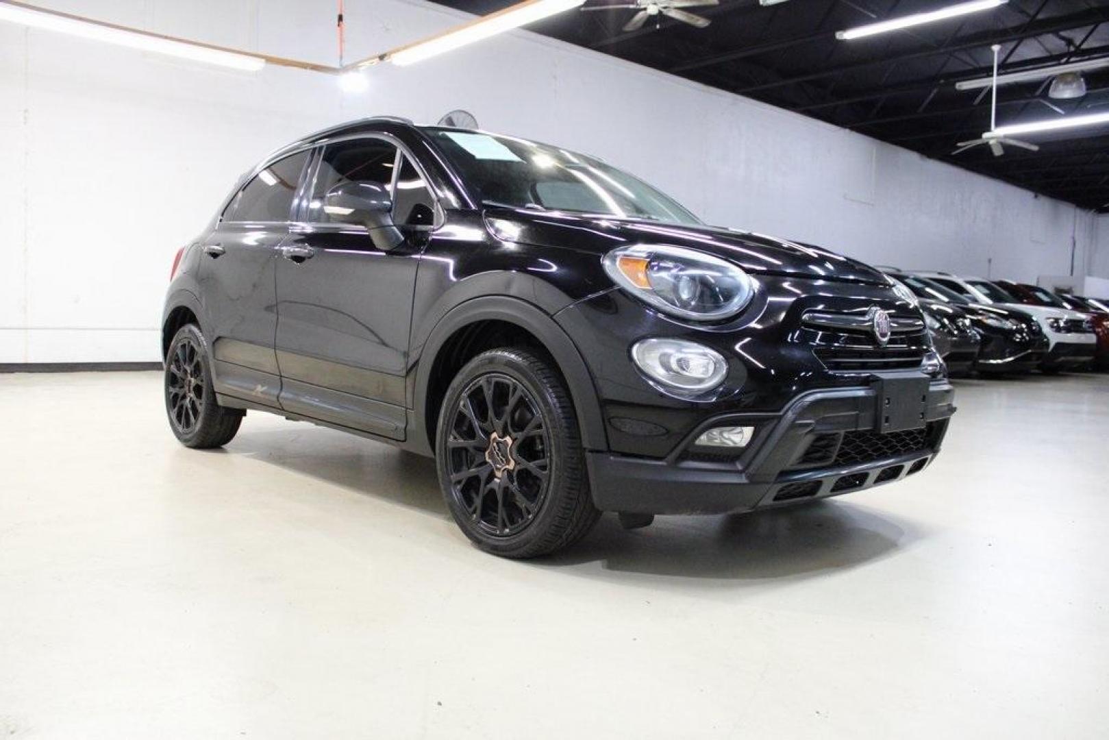 2018 Nero Cinema (Black Clear Coat) /Black Fiat 500X Trekking (ZFBCFXCB0JP) with an 2.4L I4 engine, Automatic transmission, located at 15300 Midway Rd., Addison, TX, 75001, (972) 702-0011, 32.958321, -96.838074 - 2018 FIAT 500X Pop<br>Now Available at Midway Auto Group Addison, Texas<br><br>Stand out from the crowd with the 2018 FIAT 500X Popa compact crossover that blends Italian style with everyday practicality. Perfect for city driving yet ready for weekend escapes, the 500X offers nimble handling, impre - Photo#1