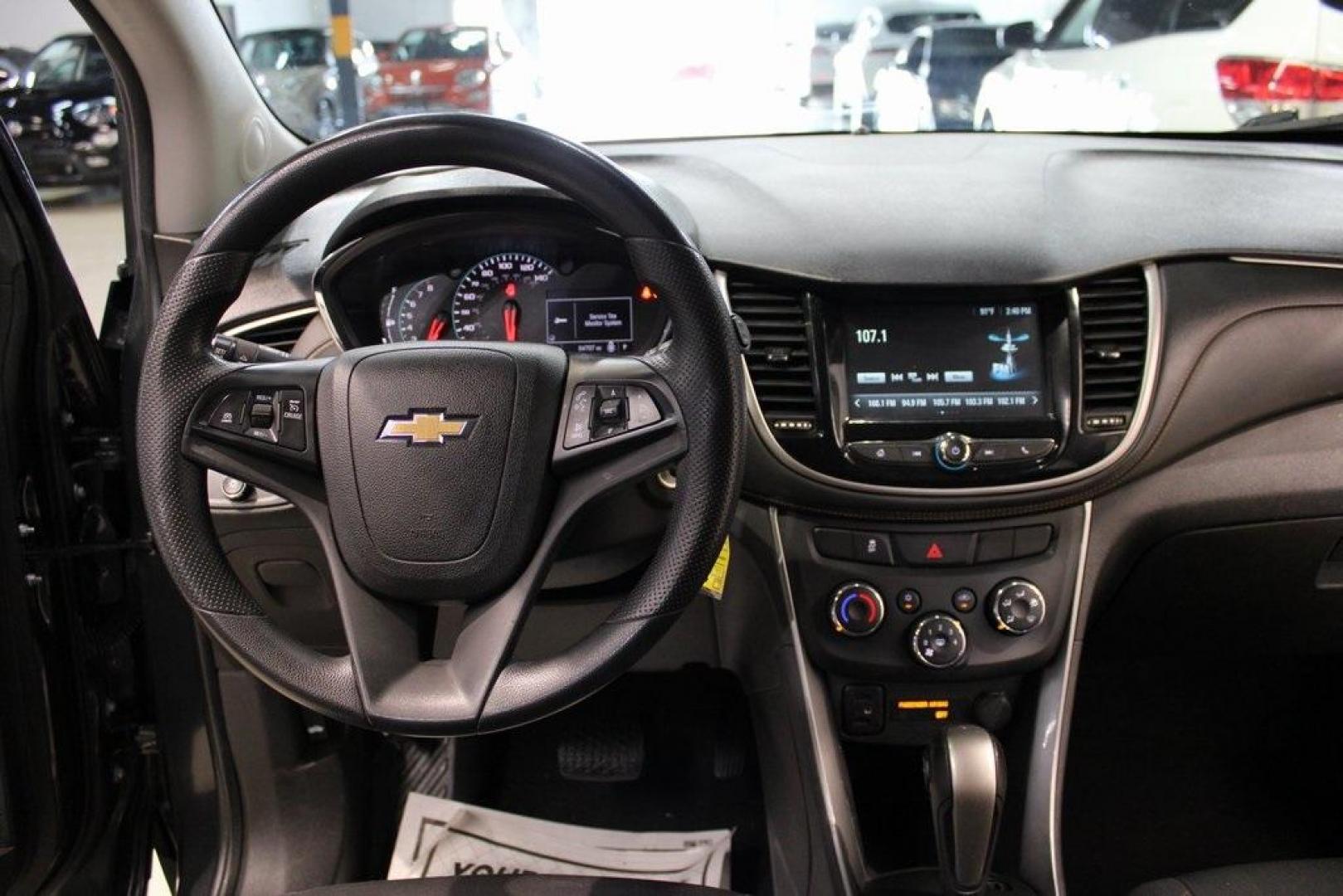 2017 Nightfall Gray Metallic /Jet Black Chevrolet Trax LT (3GNCJLSB3HL) with an ECOTEC 1.4L I4 SMPI DOHC Turbocharged VVT engine, Automatic transmission, located at 15300 Midway Rd., Addison, TX, 75001, (972) 702-0011, 32.958321, -96.838074 - 2017 Chevrolet Trax LT<br>Now Available at Midway Auto Group, Addison, Texas<br><br>Compact, versatile, and city-friendly, the 2017 Chevrolet Trax LT is designed for drivers who want SUV utility in an agile, fuel-efficient package. With its modern tech, comfortable interior, and confident performanc - Photo#16