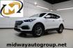 2018 Pearl White /Gray Hyundai Santa Fe Sport 2.4 Base (5XYZT3LB5JG) with an 2.4L I4 DGI DOHC 16V engine, Automatic transmission, located at 15300 Midway Rd., Addison, TX, 75001, (972) 702-0011, 32.958321, -96.838074 - 2018 Hyundai Santa Fe Sport<br>Now Available at Midway Auto Group Addison, Texas<br><br>Spacious, stylish, and versatile, the 2018 Hyundai Santa Fe Sport is a midsize SUV designed to handle daily commutes, weekend getaways, and everything in between. With a comfortable cabin, modern technology, and - Photo#0