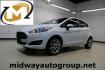 2019 Oxford White /Black Ford Fiesta SE (3FADP4EJXKM) with an 1.6L I4 Ti-VCT engine, Automatic transmission, located at 15300 Midway Rd., Addison, TX, 75001, (972) 702-0011, 32.958321, -96.838074 - Photo#0