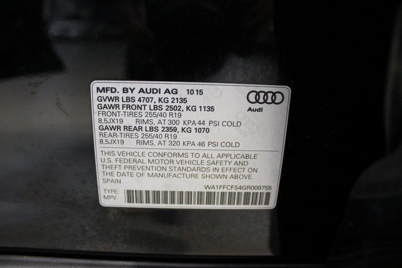 2016 Brilliant Black /Black Audi Q3 2.0T Prestige (WA1FFCFS4GR) with an 2.0L 4-Cylinder TFSI engine, Automatic transmission, located at 15300 Midway Rd., Addison, TX, 75001, (972) 702-0011, 32.958321, -96.838074 - HOME OF THE NO HAGGLE PRICE - WHOLESALE PRICES TO THE PUBLIC!!<br><br>Brilliant Black 2016 Audi Q3 2.0T Prestige<br><br>20/29 City/Highway MPG<br><br>Awards:<br> * JD Power Initial Quality Study (IQS), Vehicle Dependability Study * JD Power Initial Quality Study (IQS), Vehicle Dependability Study - Photo#29