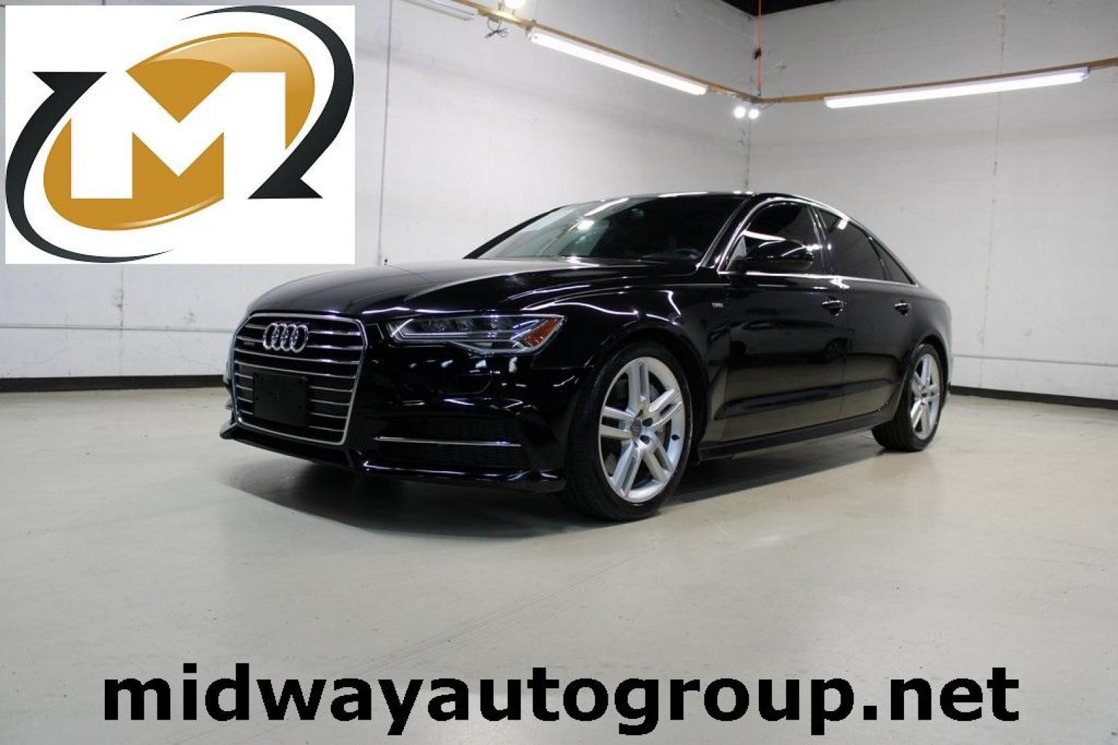 2016 Black Metallic /Brown Audi A6 2.0T Premium Plus (WAUGFAFC6GN) with an 2.0L 4-Cylinder TFSI engine, Automatic transmission, located at 15300 Midway Rd., Addison, TX, 75001, (972) 702-0011, 32.958321, -96.838074 - HOME OF THE NO HAGGLE PRICE - WHOLESALE PRICES TO THE PUBLIC!!<br><br>Black Metallic 2016 Audi A6 2.0T Premium Plus<br><br>22/32 City/Highway MPG<br><br>Awards:<br> * JD Power Automotive Performance, Execution and Layout (APEAL) Study<br><br>At Midway Auto Group, we strive to provide you with the b - Photo#0