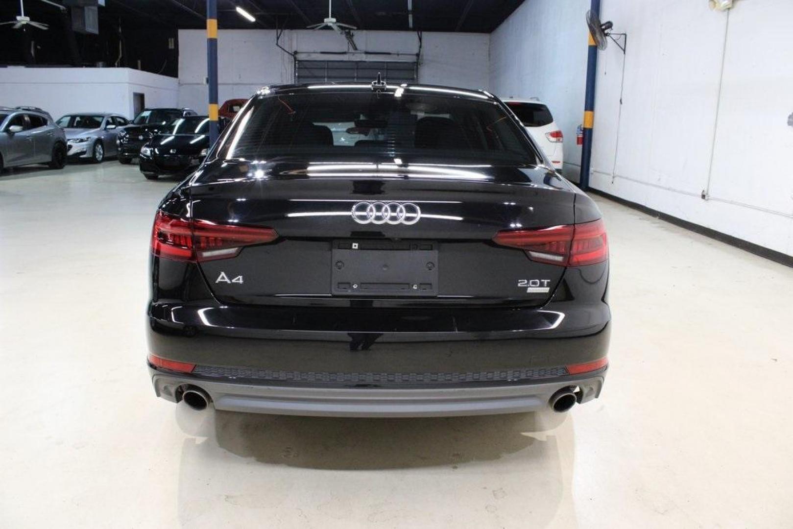2018 Black Metallic /Black Audi A4 2.0T ultra Premium (WAUKMAF42JN) with an 2.0L I4 TFSI DOHC engine, Automatic transmission, located at 15300 Midway Rd., Addison, TX, 75001, (972) 702-0011, 32.958321, -96.838074 - Photo#8