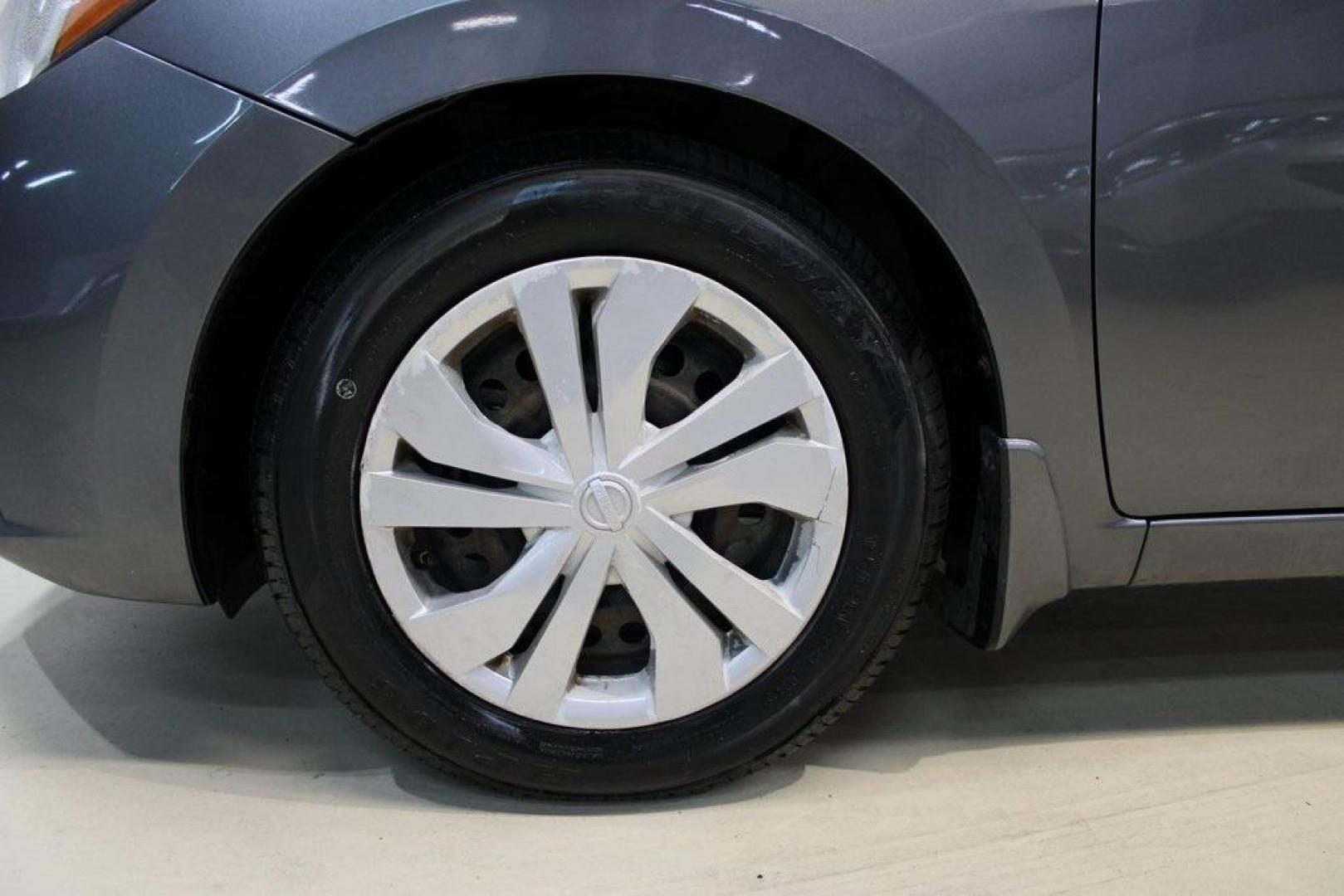 2021 Gun Metallic /Charcoal Nissan Versa 1.6 S (3N1CN8DV1ML) with an 1.6L 4-Cylinder DOHC 16V engine, CVT transmission, located at 15300 Midway Rd., Addison, TX, 75001, (972) 702-0011, 32.958321, -96.838074 - Photo#8