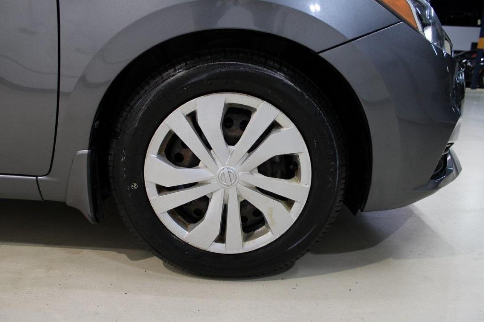 2021 Gun Metallic /Charcoal Nissan Versa 1.6 S (3N1CN8DV1ML) with an 1.6L 4-Cylinder DOHC 16V engine, CVT transmission, located at 15300 Midway Rd., Addison, TX, 75001, (972) 702-0011, 32.958321, -96.838074 - Photo#11