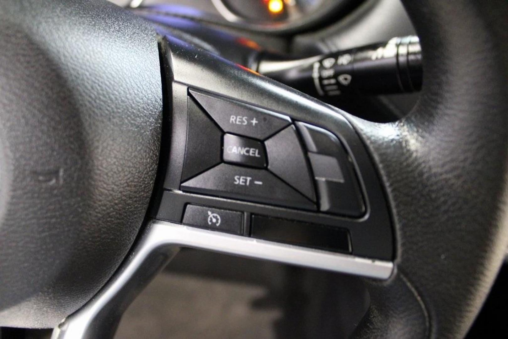 2021 Gun Metallic /Charcoal Nissan Versa 1.6 S (3N1CN8DV1ML) with an 1.6L 4-Cylinder DOHC 16V engine, CVT transmission, located at 15300 Midway Rd., Addison, TX, 75001, (972) 702-0011, 32.958321, -96.838074 - Photo#22