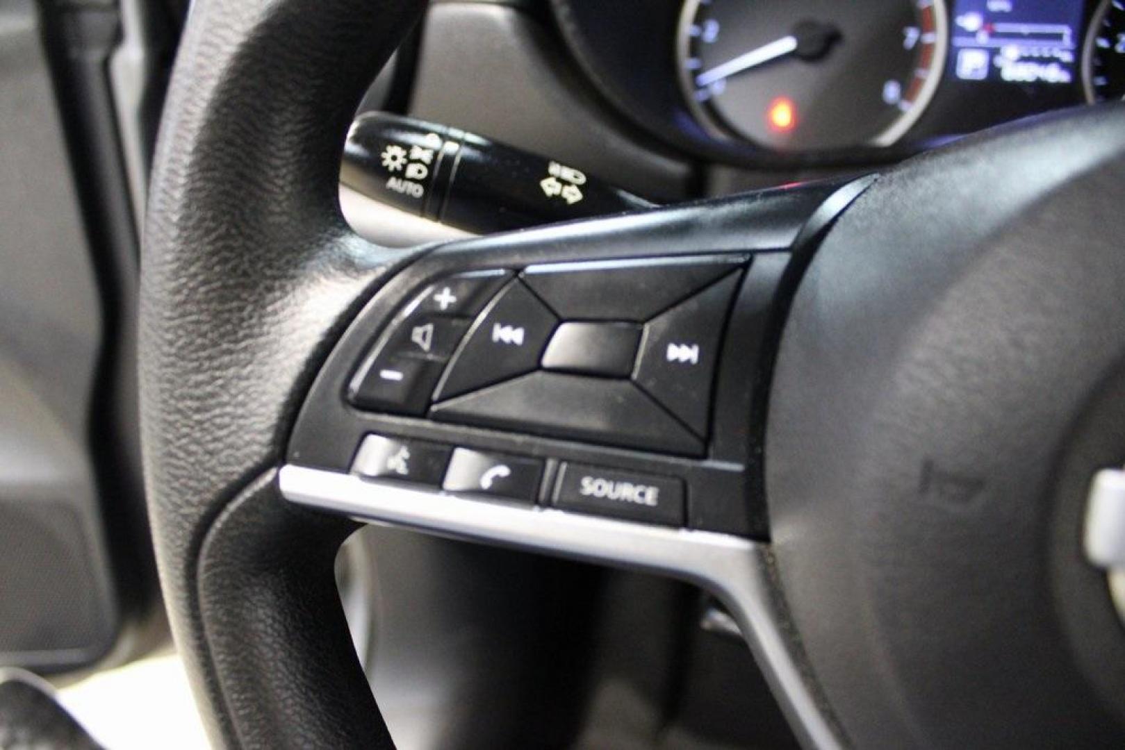 2021 Gun Metallic /Charcoal Nissan Versa 1.6 S (3N1CN8DV1ML) with an 1.6L 4-Cylinder DOHC 16V engine, CVT transmission, located at 15300 Midway Rd., Addison, TX, 75001, (972) 702-0011, 32.958321, -96.838074 - Photo#23