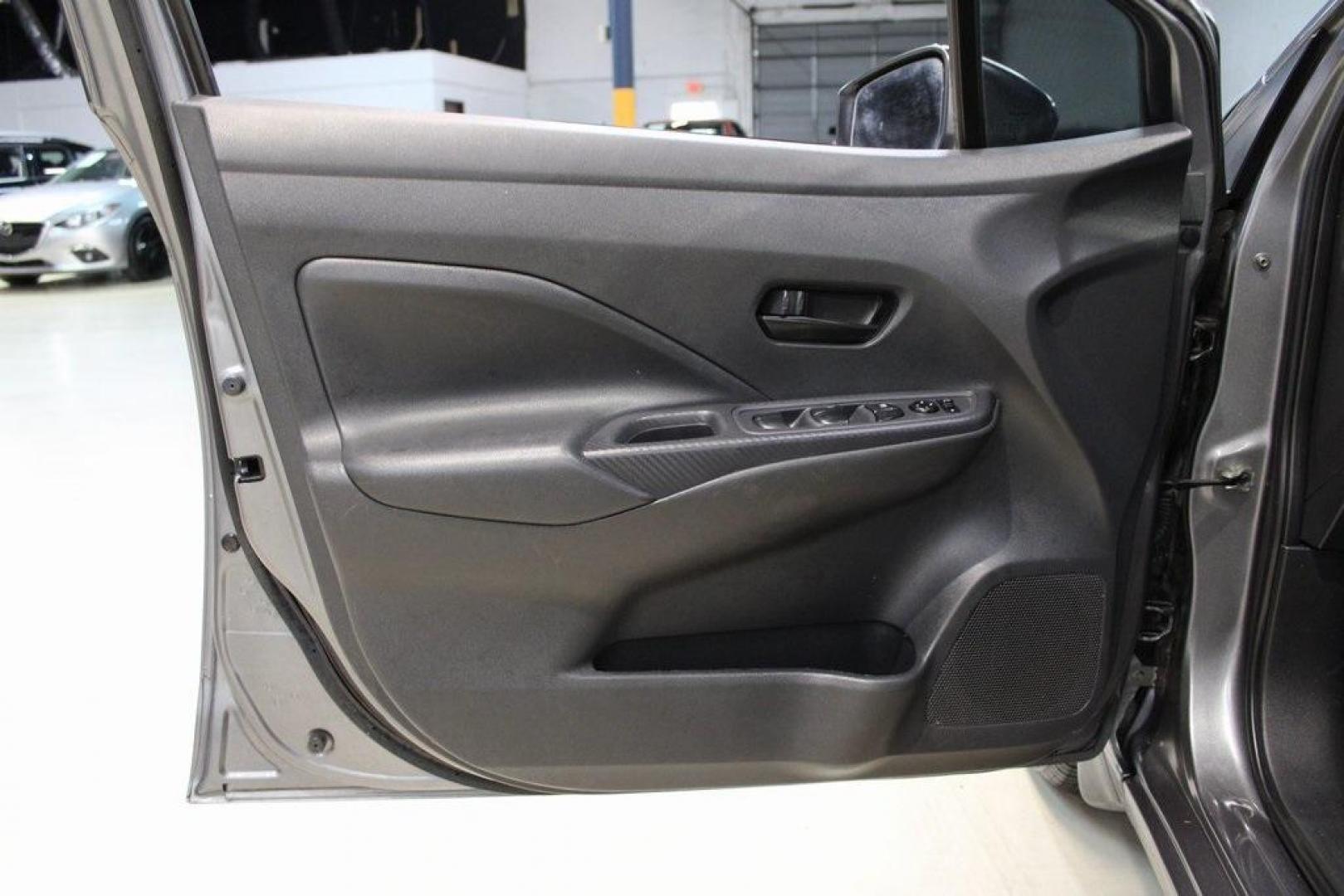 2021 Gun Metallic /Charcoal Nissan Versa 1.6 S (3N1CN8DV1ML) with an 1.6L 4-Cylinder DOHC 16V engine, CVT transmission, located at 15300 Midway Rd., Addison, TX, 75001, (972) 702-0011, 32.958321, -96.838074 - Photo#24