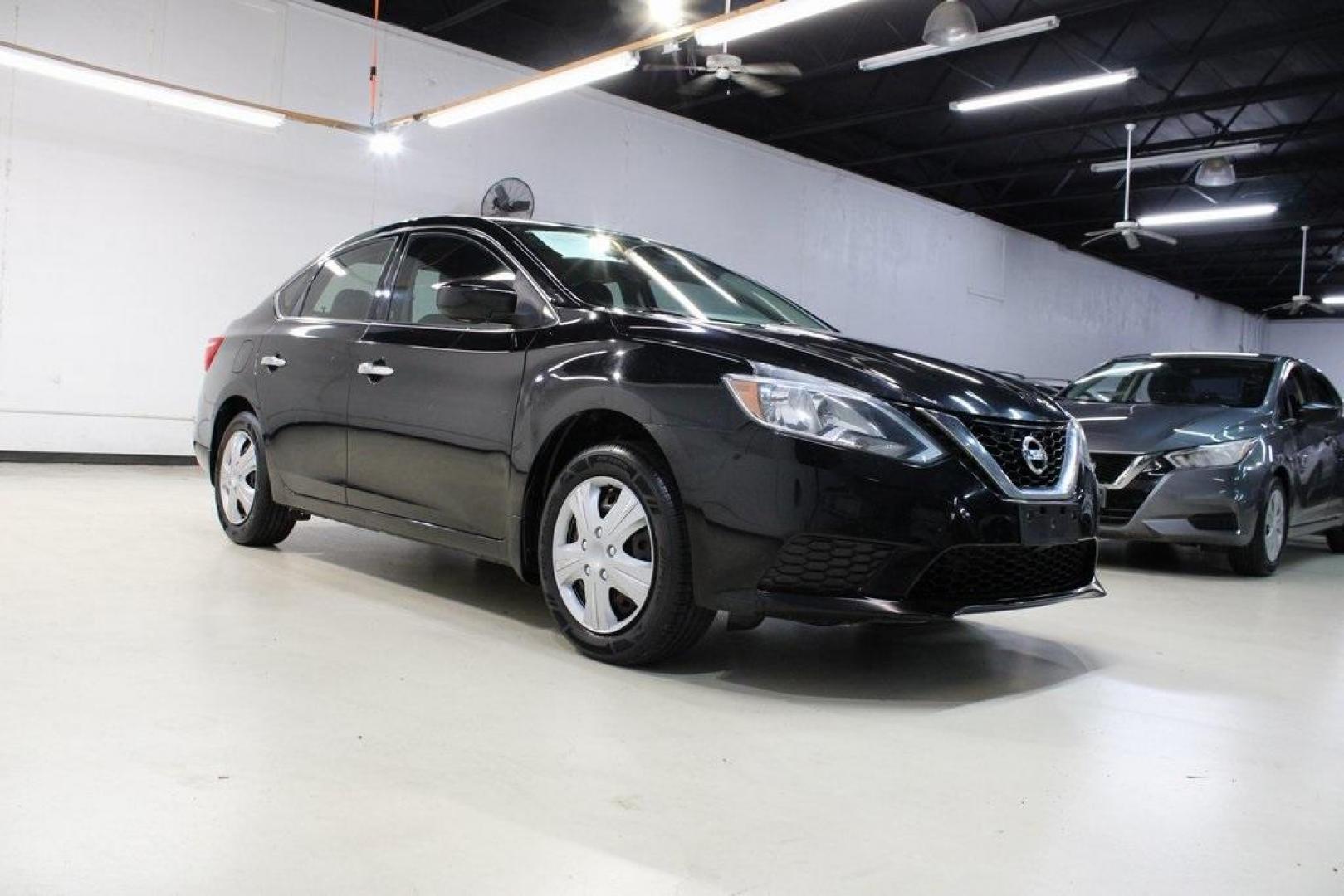 2017 Super Black /Charcoal Nissan Sentra SV (3N1AB7AP0HL) with an 1.8L 4-Cylinder DOHC 16V engine, CVT transmission, located at 15300 Midway Rd., Addison, TX, 75001, (972) 702-0011, 32.958321, -96.838074 - HOME OF THE NO HAGGLE PRICE - WHOLESALE PRICES TO THE PUBLIC!! Odometer is 13698 miles below market average!Super Black 2017 Nissan Sentra SVRecent Arrival! 29/37 City/Highway MPGAt Midway Auto Group, we strive to provide you with the best quality vehicles for the lowest possible price, and this 201 - Photo#1