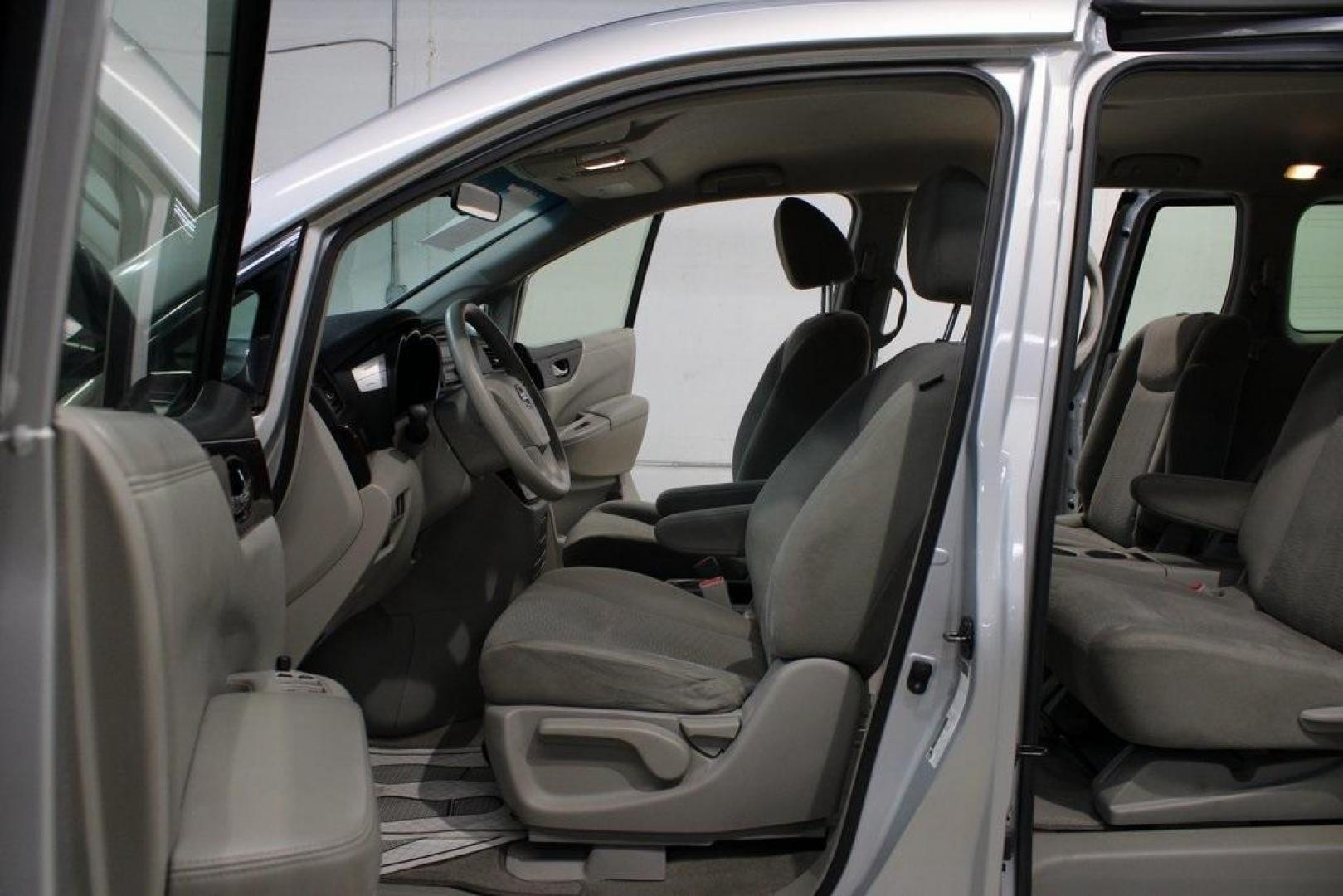 2015 Brilliant Silver /Gray Nissan Quest 3.5 S (JN8AE2KP2F9) with an 3.5L 6-Cylinder DOHC engine, CVT transmission, located at 15300 Midway Rd., Addison, TX, 75001, (972) 702-0011, 32.958321, -96.838074 - HOME OF THE NO HAGGLE PRICE - WHOLESALE PRICES TO THE PUBLIC!!<br><br>Brilliant Silver 2015 Nissan Quest 3.5 S<br><br>Recent Arrival! 20/27 City/Highway MPG<br><br><br>At Midway Auto Group, we strive to provide you with the best quality vehicles for the lowest possible price, and this 2015 Nissan Qu - Photo#12
