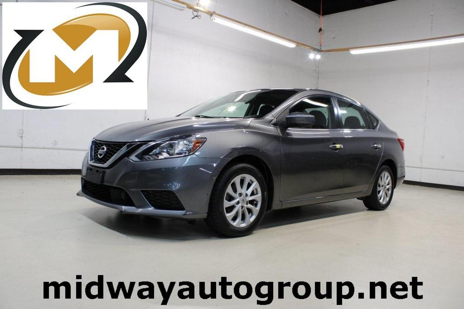 2019 Gun Metallic /Charcoal Nissan Sentra SV (3N1AB7AP8KY) with an 1.8L 4-Cylinder DOHC 16V engine, CVT transmission, located at 15300 Midway Rd., Addison, TX, 75001, (972) 702-0011, 32.958321, -96.838074 - HOME OF THE NO HAGGLE PRICE - WHOLESALE PRICES TO THE PUBLIC!!<br><br>Gun Metallic 2019 Nissan Sentra SV<br><br>Recent Arrival! 29/37 City/Highway MPG<br><br><br>At Midway Auto Group, we strive to provide you with the best quality vehicles for the lowest possible price, and this 2019 Nissan Sentra i - Photo#0