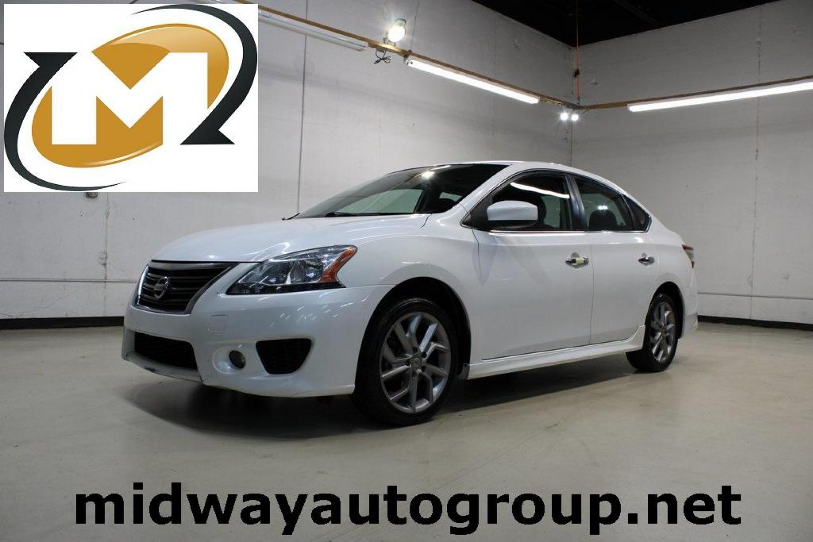 2014 Aspen White /Charcoal Nissan Sentra SR (3N1AB7AP6EY) with an 1.8L 4-Cylinder DOHC 16V engine, CVT transmission, located at 15300 Midway Rd., Addison, TX, 75001, (972) 702-0011, 32.958321, -96.838074 - HOME OF THE NO HAGGLE PRICE - WHOLESALE PRICES TO THE PUBLIC!!<br><br>Aspen White 2014 Nissan Sentra SR<br><br>30/39 City/Highway MPG<br><br>Awards:<br> * 2014 KBB.com 10 Best Used Compact Cars Under $10,000<br><br>At Midway Auto Group, we strive to provide you with the best quality vehicles for th - Photo#0