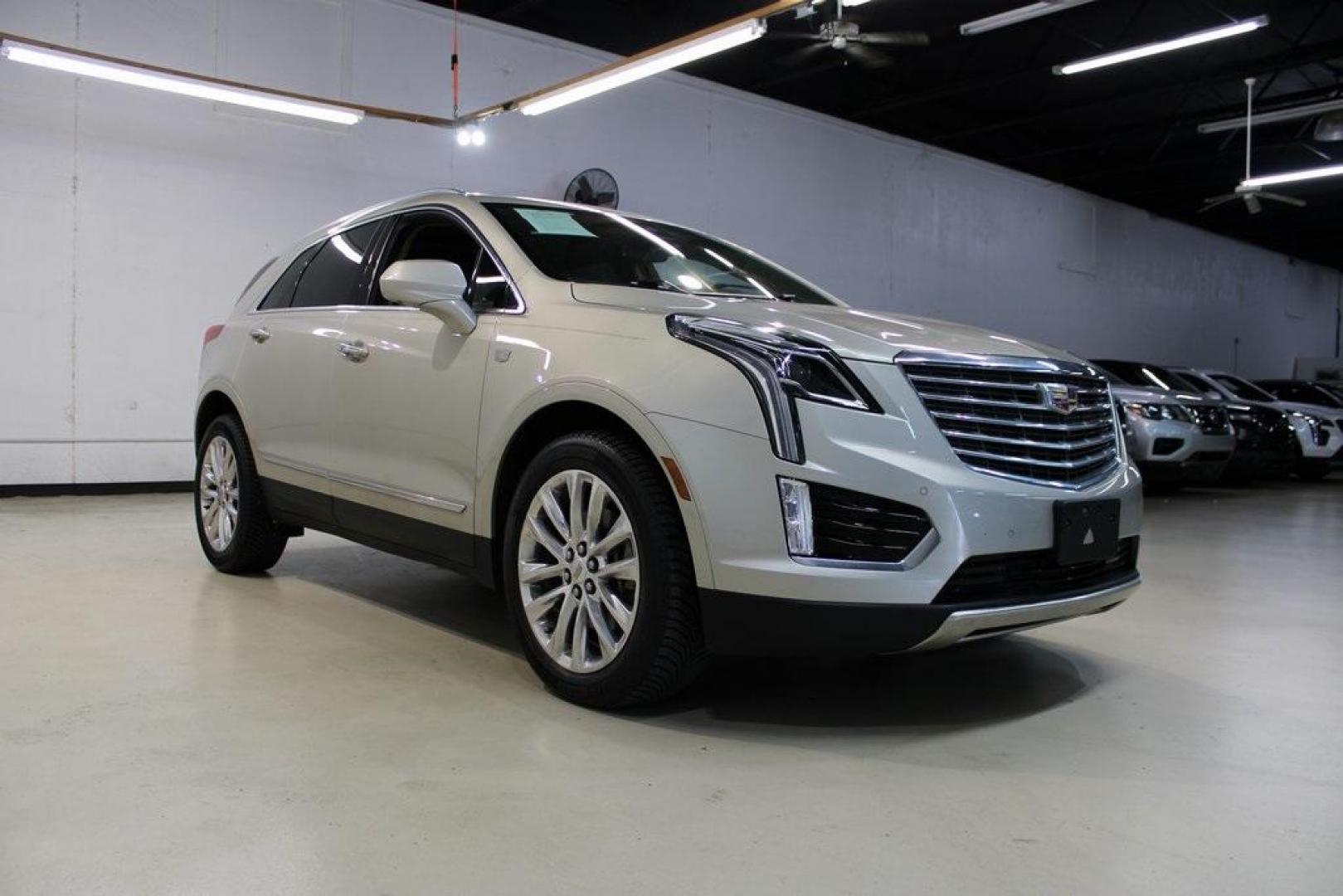 2017 Silver Coast Metallic /Maple Sugar Cadillac XT5 Platinum (1GYKNFRS7HZ) with an 3.6L V6 DI VVT engine, Automatic transmission, located at 15300 Midway Rd., Addison, TX, 75001, (972) 702-0011, 32.958321, -96.838074 - Photo#1