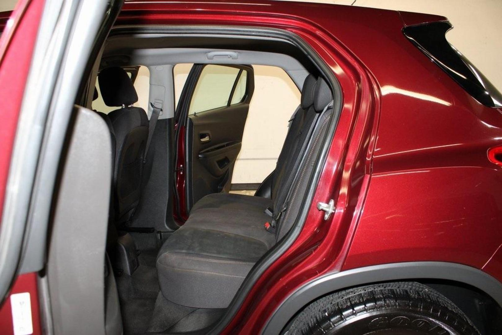 2017 Crimson Metallic /Black Chevrolet Trax LS (3GNCJKSB0HL) with an ECOTEC 1.4L I4 SMPI DOHC Turbocharged VVT engine, Automatic transmission, located at 15300 Midway Rd., Addison, TX, 75001, (972) 702-0011, 32.958321, -96.838074 - Photo#13