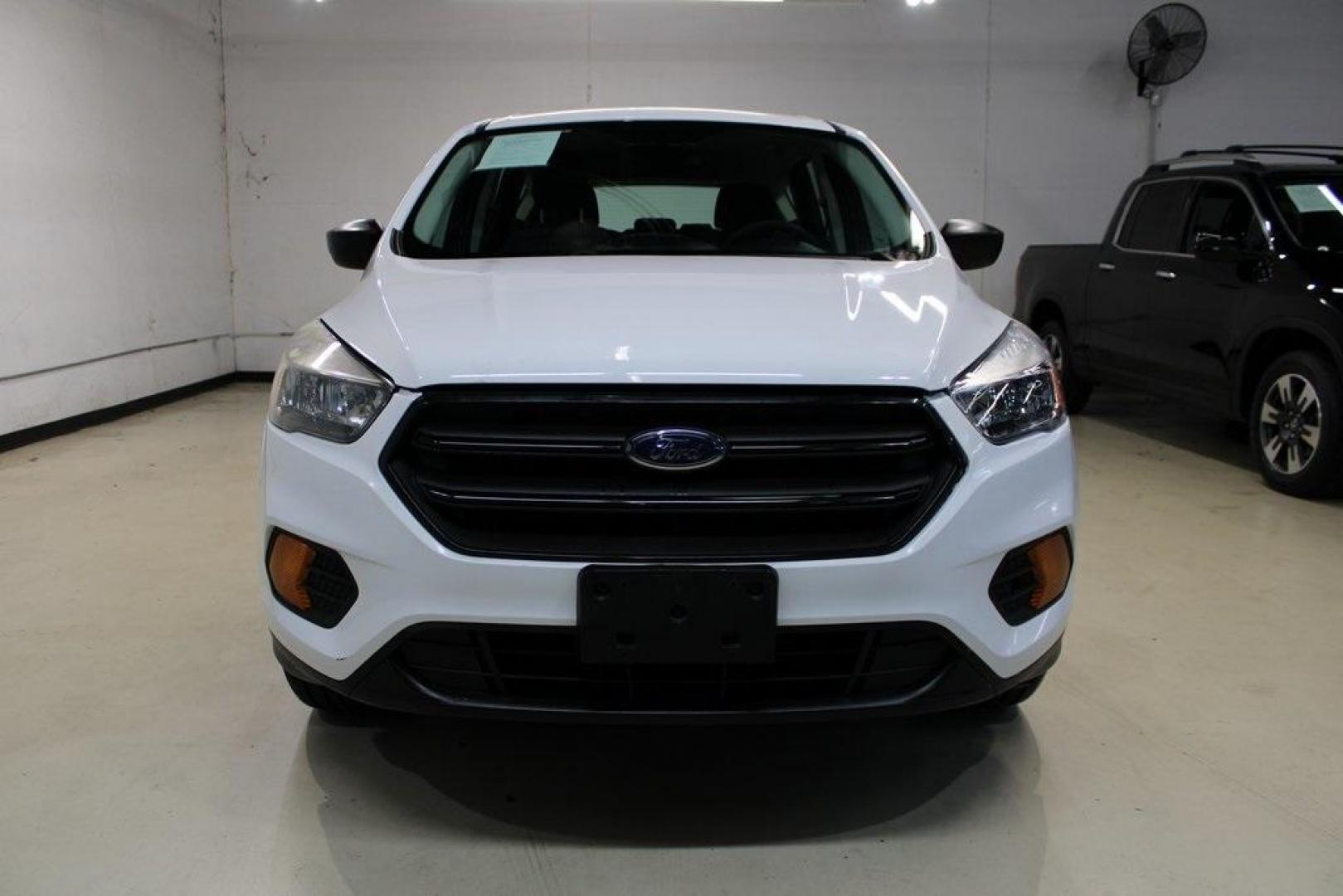 2019 Oxford White /Chromite Gray/Chrcl Black Ford Escape S (1FMCU0F75KU) with an 2.5L i-VCT engine, Automatic transmission, located at 15300 Midway Rd., Addison, TX, 75001, (972) 702-0011, 32.958321, -96.838074 - Photo#1
