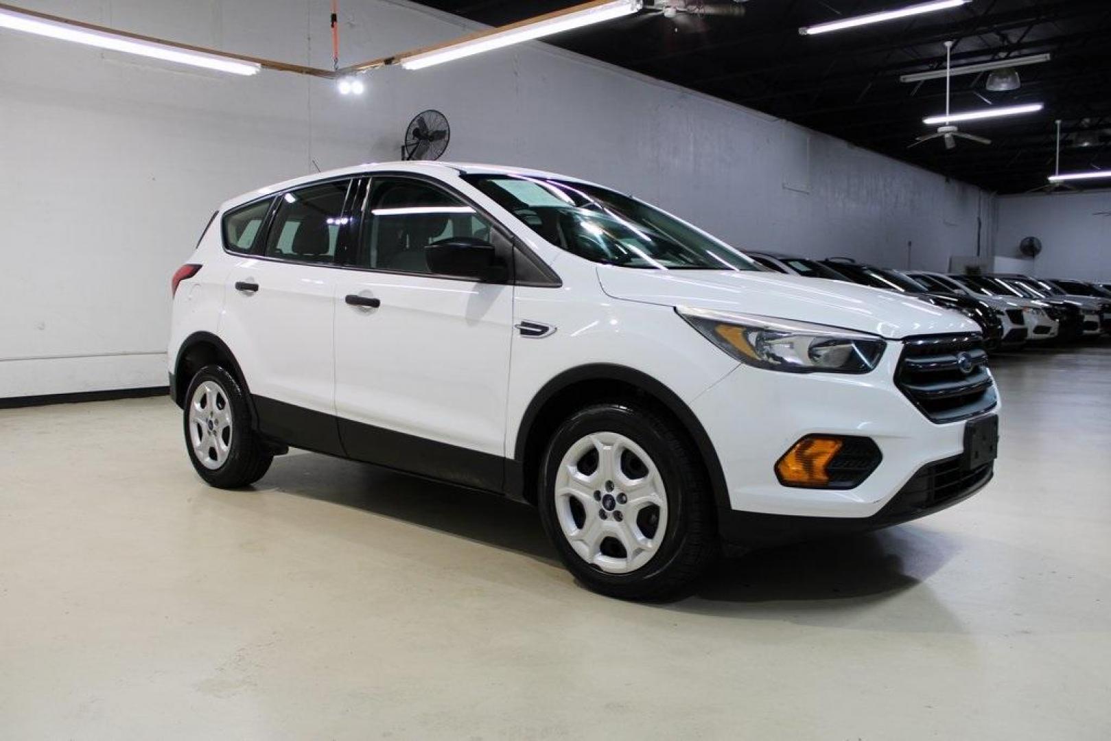 2019 Oxford White /Chromite Gray/Chrcl Black Ford Escape S (1FMCU0F75KU) with an 2.5L i-VCT engine, Automatic transmission, located at 15300 Midway Rd., Addison, TX, 75001, (972) 702-0011, 32.958321, -96.838074 - Photo#2