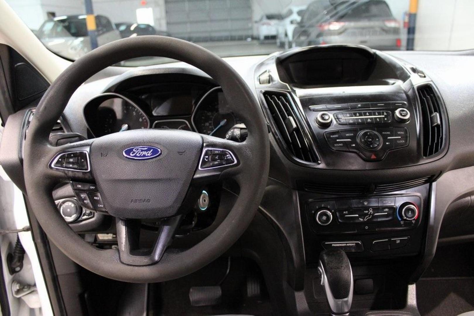 2019 Oxford White /Chromite Gray/Chrcl Black Ford Escape S (1FMCU0F75KU) with an 2.5L i-VCT engine, Automatic transmission, located at 15300 Midway Rd., Addison, TX, 75001, (972) 702-0011, 32.958321, -96.838074 - Photo#11