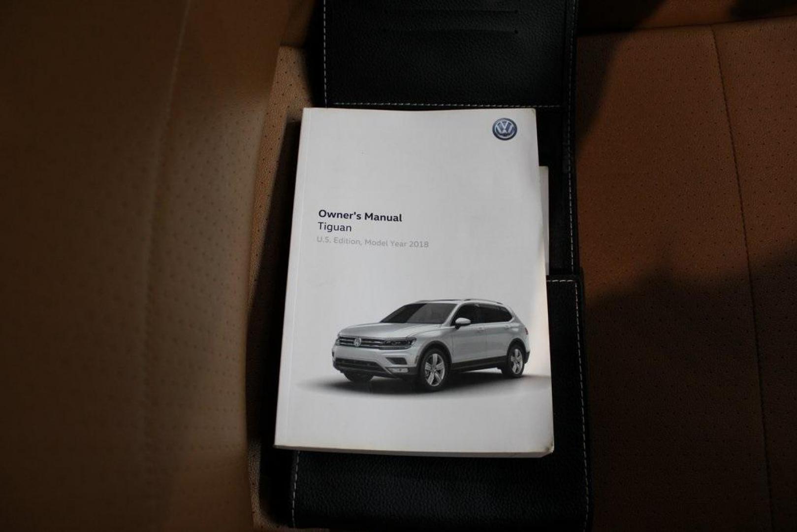 2018 Pure White /Golden Oak and Black Volkswagen Tiguan 2.0T SE (3VV3B7AX1JM) with an 2.0L TSI DOHC engine, Automatic transmission, located at 15300 Midway Rd., Addison, TX, 75001, (972) 702-0011, 32.958321, -96.838074 - Photo#12