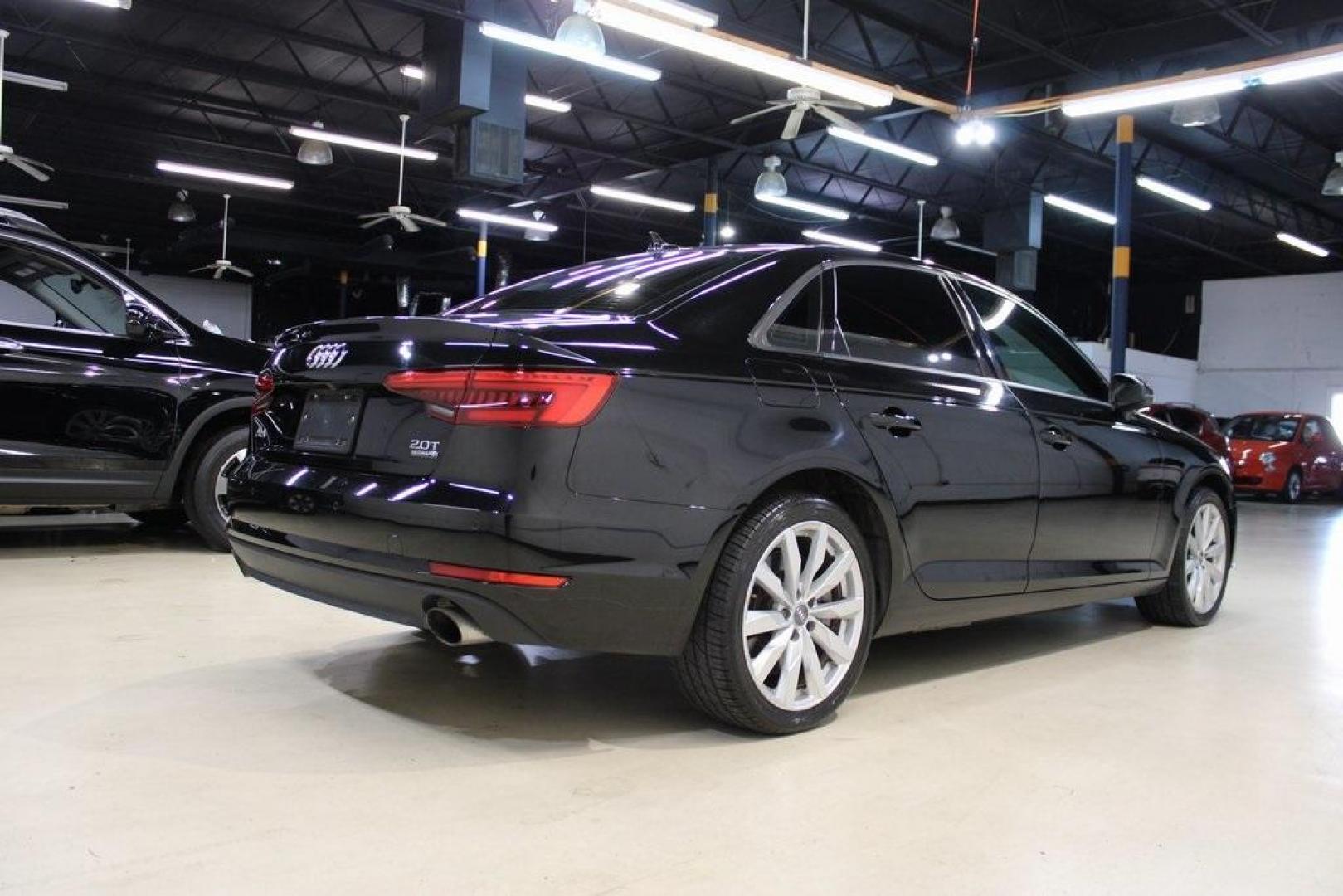 2017 Black Metallic /Black Audi A4 2.0T Premium (WAUANAF47HN) with an 2.0L I4 TFSI DOHC engine, Automatic transmission, located at 15300 Midway Rd., Addison, TX, 75001, (972) 702-0011, 32.958321, -96.838074 - Photo#2